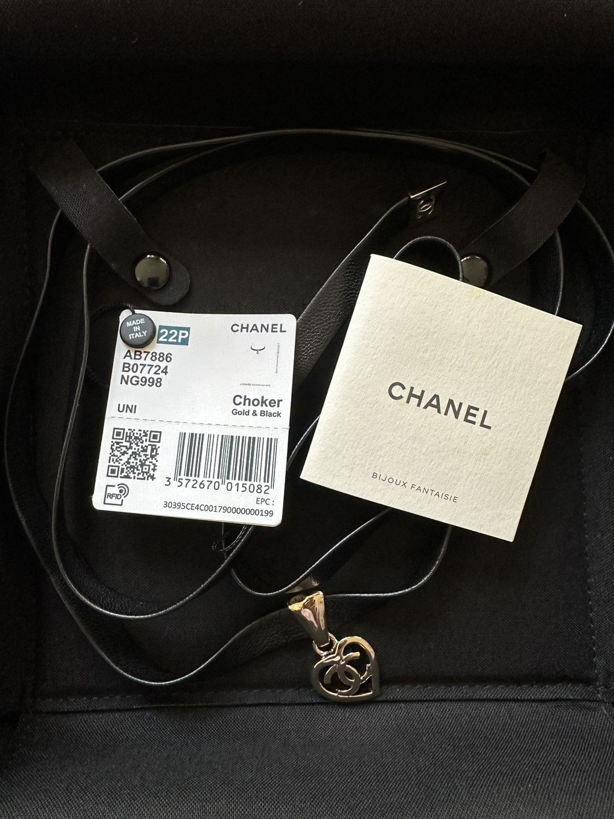 Chanel Chanel 22P Heart Choker/Necklace Size ONE SIZE - 2 Thumbnail