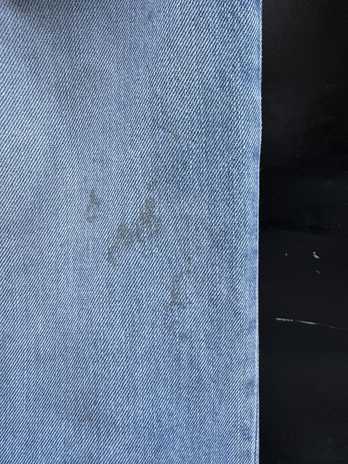 Helmut Lang Helmut Lang 2000 Silver Painter Thrashed Classic Cut Denim Size US 32 / EU 48 - 8 Thumbnail