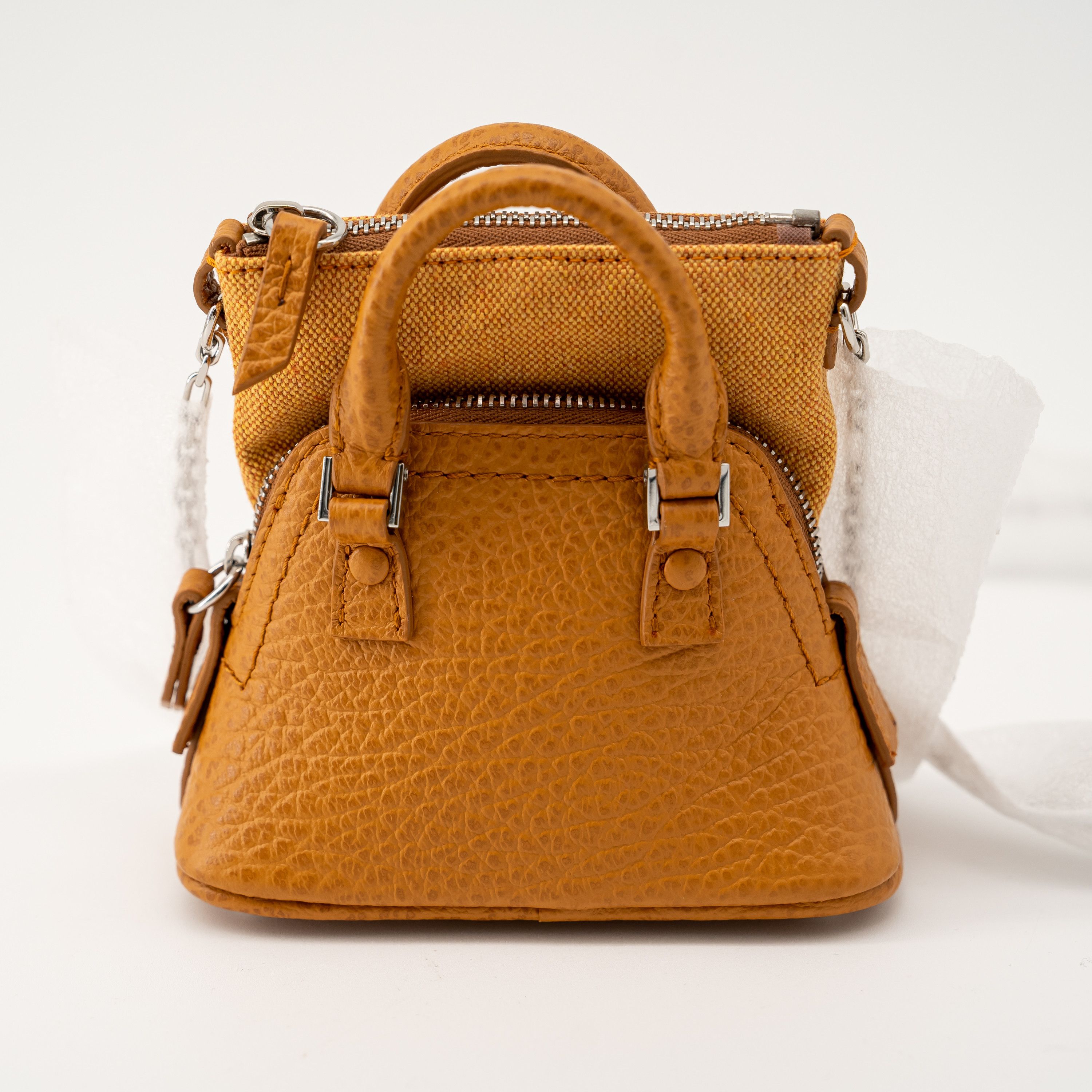 Maison Margiela Maison Margiela 5AC Classique Baby Pebbled Leather Bag Size ONE SIZE - 3 Thumbnail