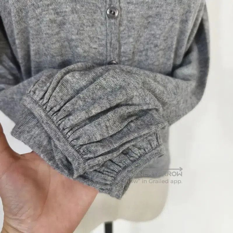 Burberry Burberry Gray Wool Blend Long Sleeve Cardigan. Size M / US 6-8 / IT 42-44 - 5 Thumbnail