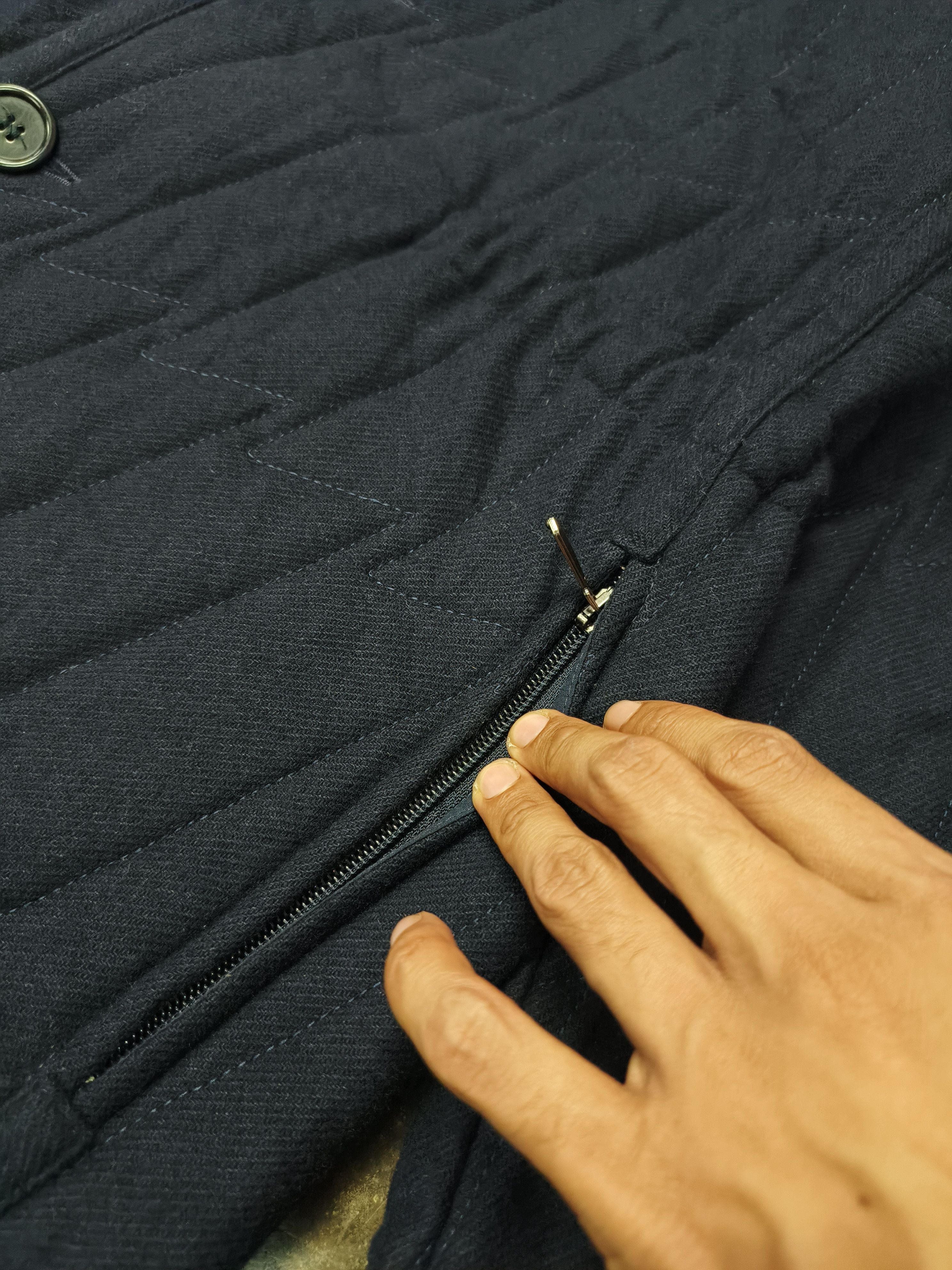 Dirk Bikkembergs EMBERGSBIKKEM by DIRK BIKKEMBERGS QUILTED OVERCOAT JACKET Size US S / EU 44-46 / 1 - 5 Thumbnail