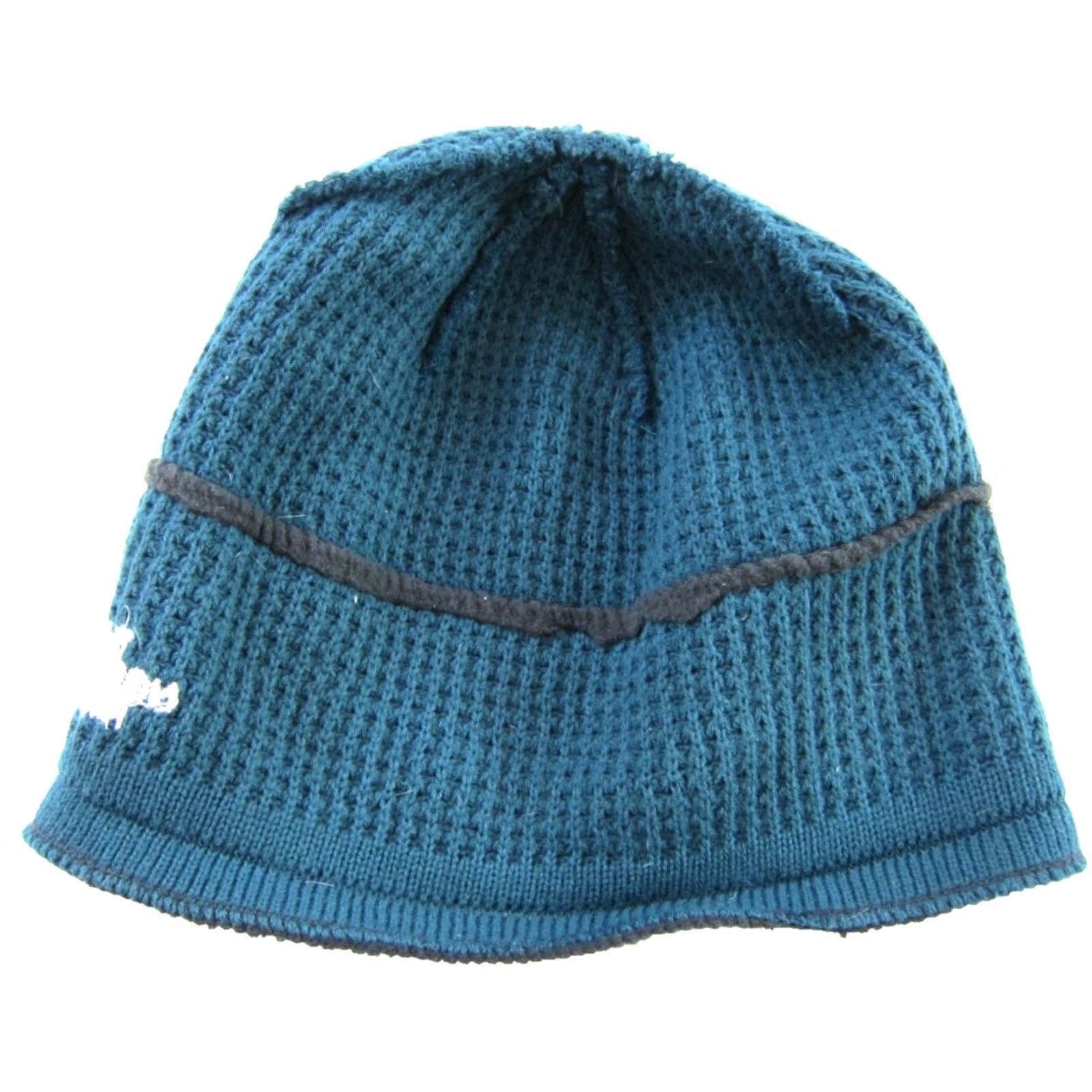 The North Face VINTAGE The North Face Green Grey Knit Beanie Hat One Size Size ONE SIZE - 5 Thumbnail