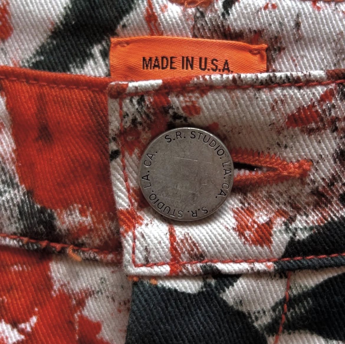 Sterling Ruby S.R. STUDIO. LA. CA. WOMEN’S HAND-DYED SOTO RAVER PANTS Size 27" / US 4 / IT 40 - 3 Thumbnail