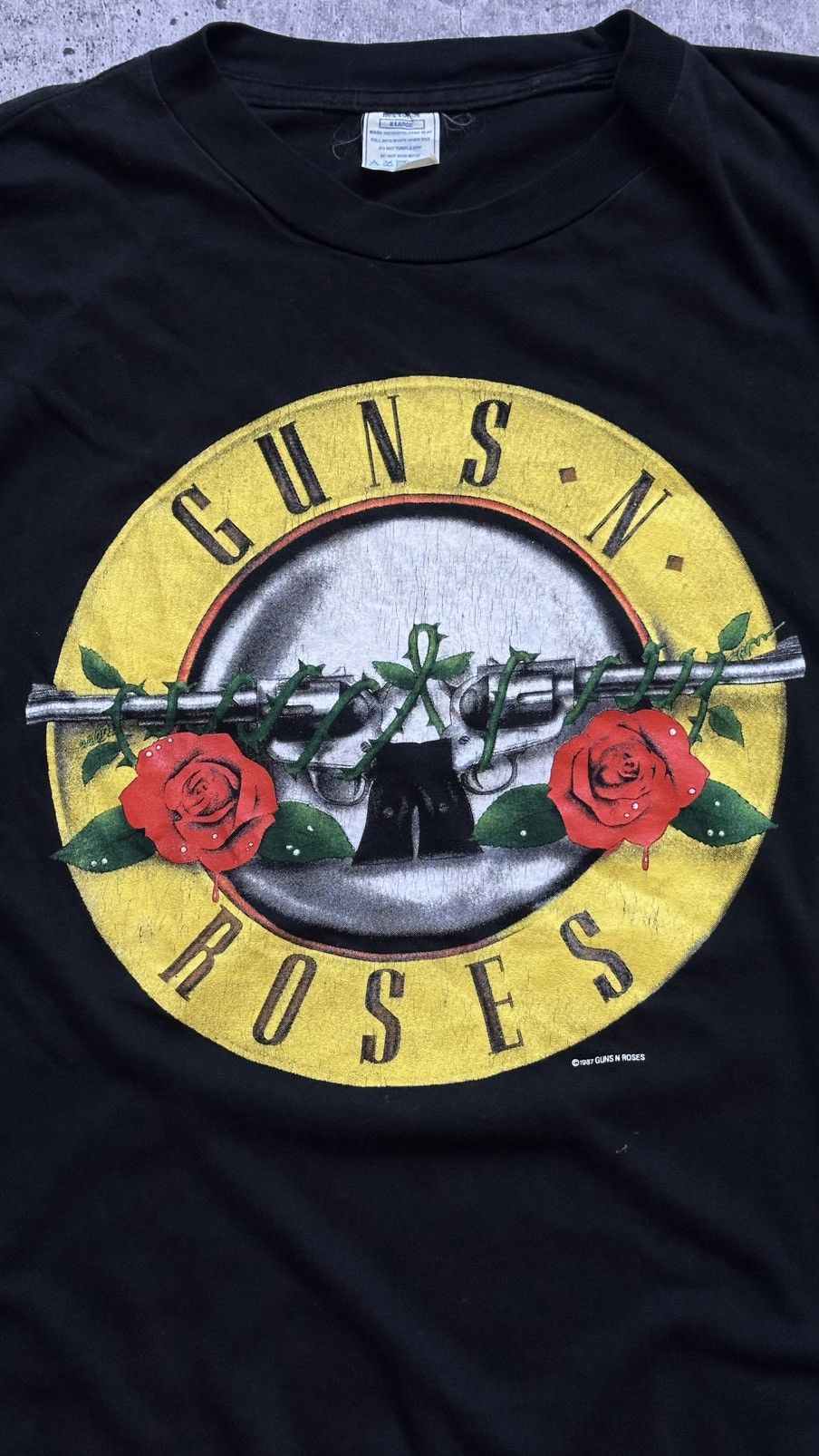 Band Tees 1987 Guns n Roses 'Was here' Vintage Tour Band Tee Size US XL / EU 56 / 4 - 6 Thumbnail