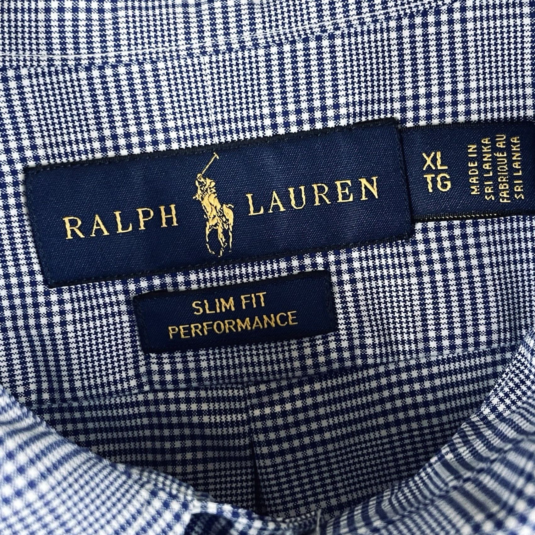 Polo Ralph Lauren Polo Ralph Lauren Shirt Mens XL Slim Fit Performance Long Sleeve Blue Plaid Button Up Collins Button-Down Classic Preppy Mens XL Regular Size US XL / EU 56 / 4 - 6 Thumbnail
