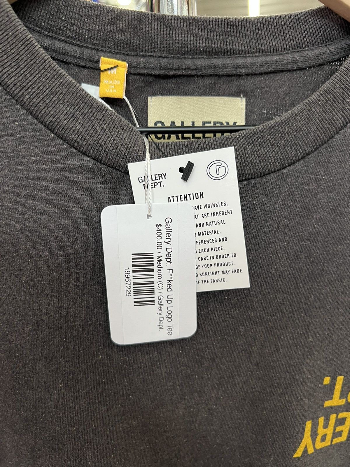 Gallery Dept. Gallery Dept F**ked Up Logo Tee Size US M / EU 48-50 / 2 - 3 Thumbnail