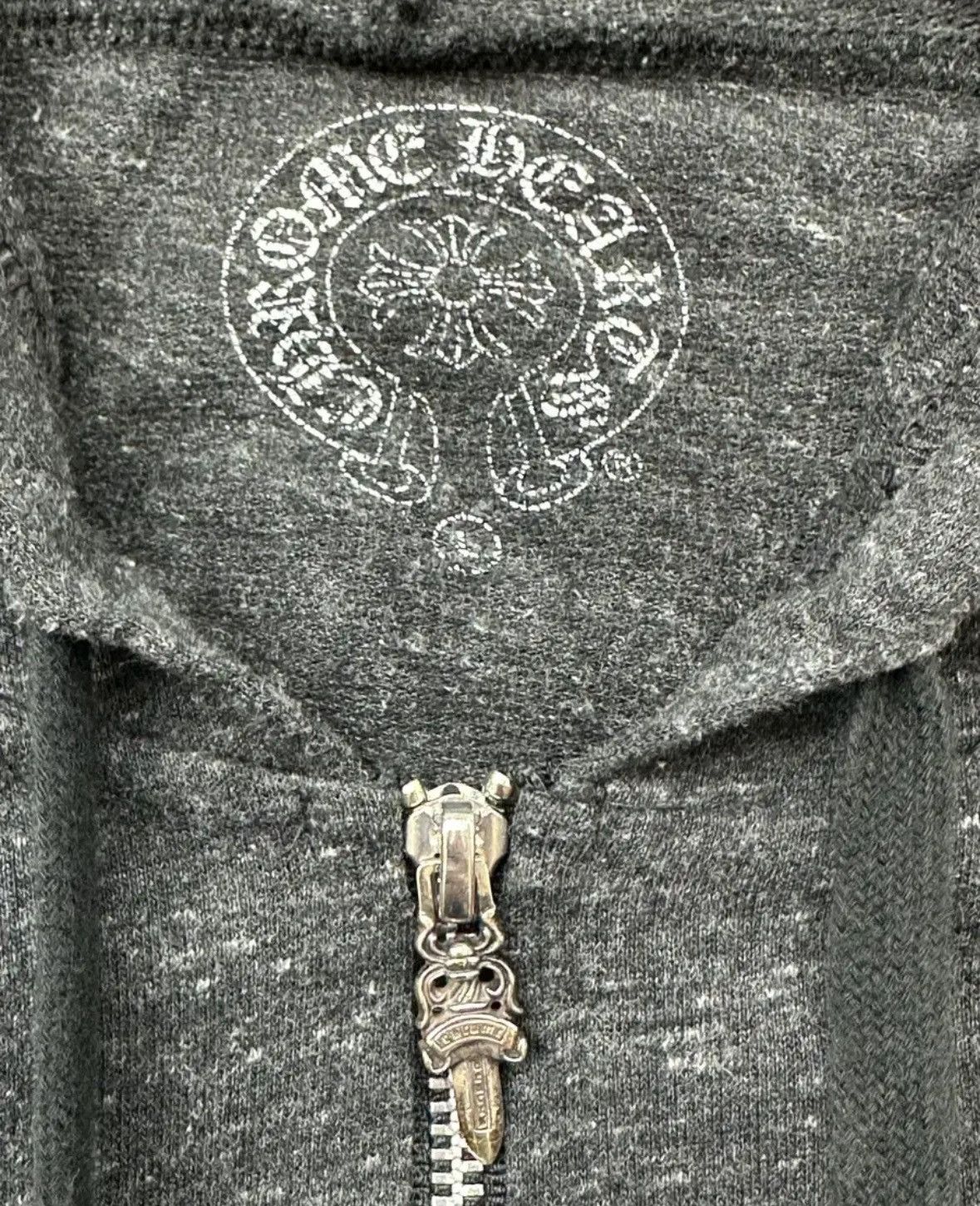 Chrome Hearts Multi Logo Zip-Up Hoodie / Grey Size US L / EU 52-54 / 3 - 5 Thumbnail