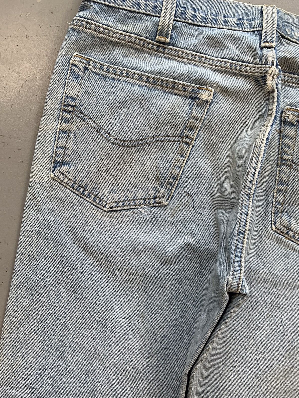 Carhartt × Vintage Vintage Carhartt b480 LYB distressed denim pant Size US 34 / EU 50 - 12 Thumbnail