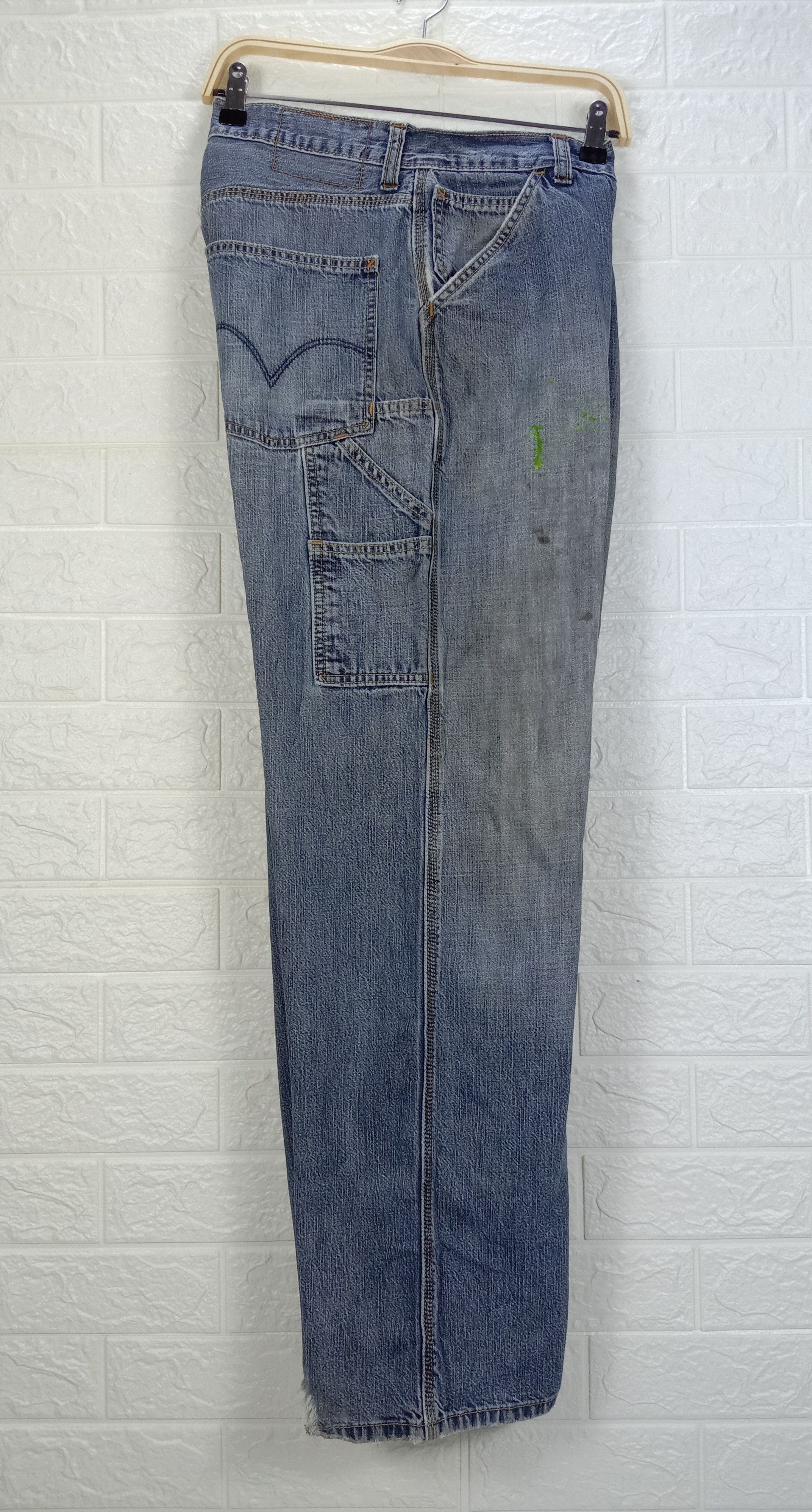 Levi's Vintage Levi's Carpenter Loose Straight Jeans Size US 34 / EU 50 - 9 Thumbnail