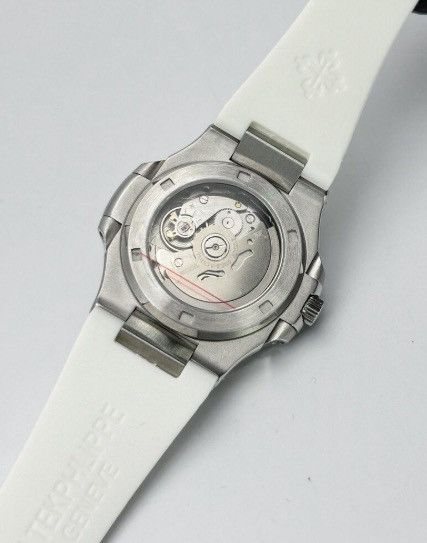 Japanese Brand Seiko Mod Nautilus Tiffany Blue Dial White Steel Watch 41mm Size ONE SIZE - 6 Thumbnail