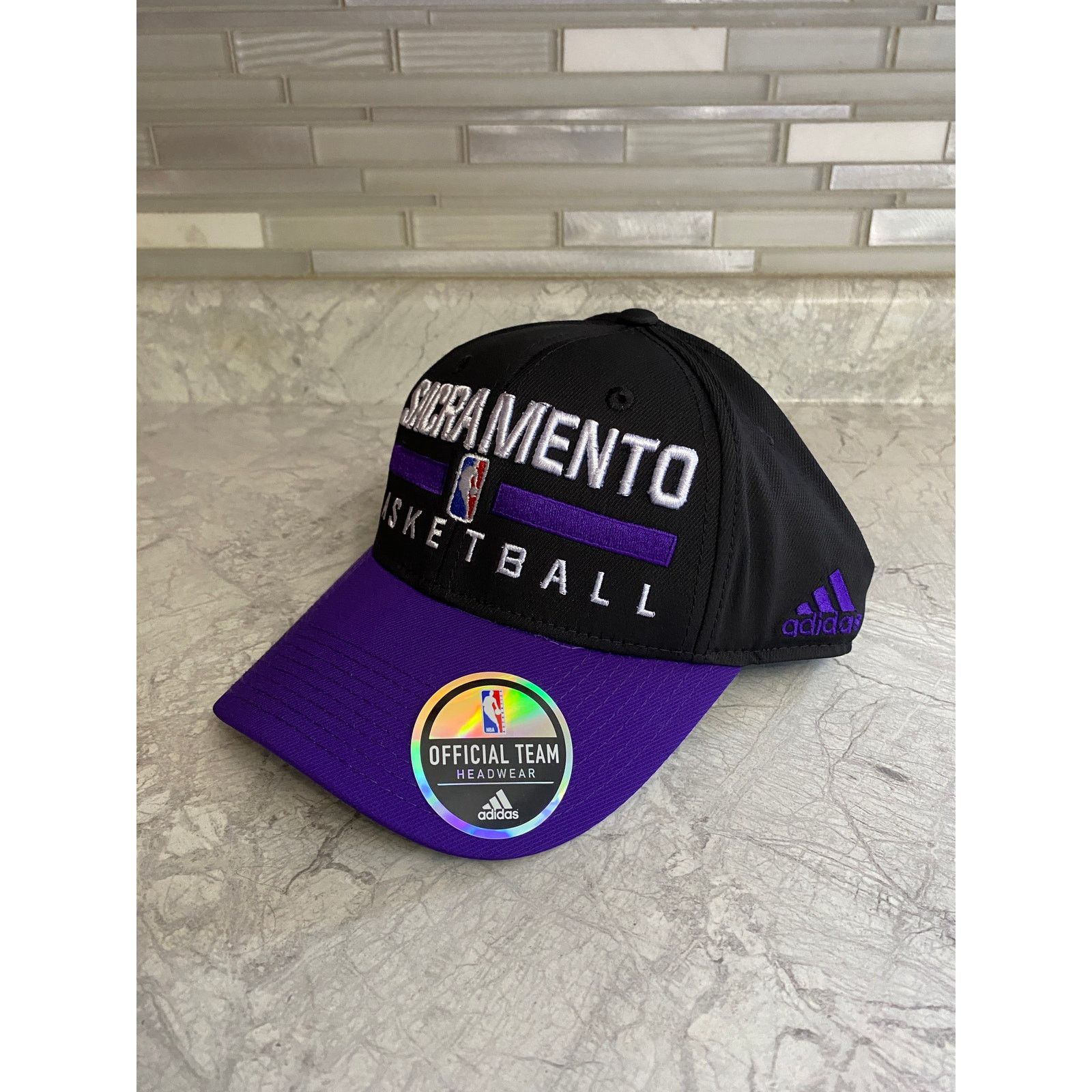Adidas New Sacramento Kings Adidas NBA Snapback Hat Size ONE SIZE - 1 Thumbnail