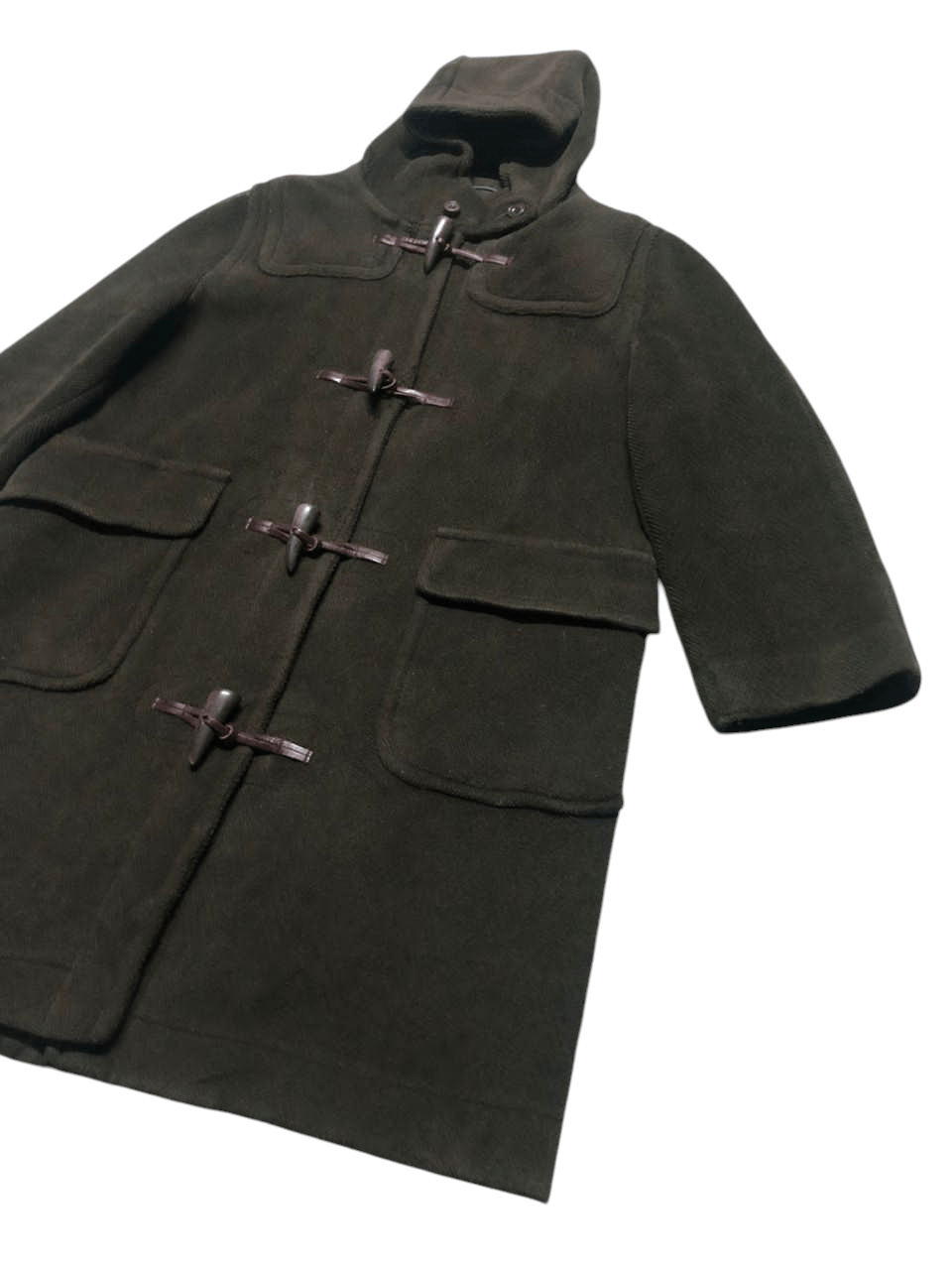 Designer × Gloverall × Vintage Vintage Old England Gloverall Duffle Coat Hoodie England Size US M / EU 48-50 / 2 - 7 Thumbnail