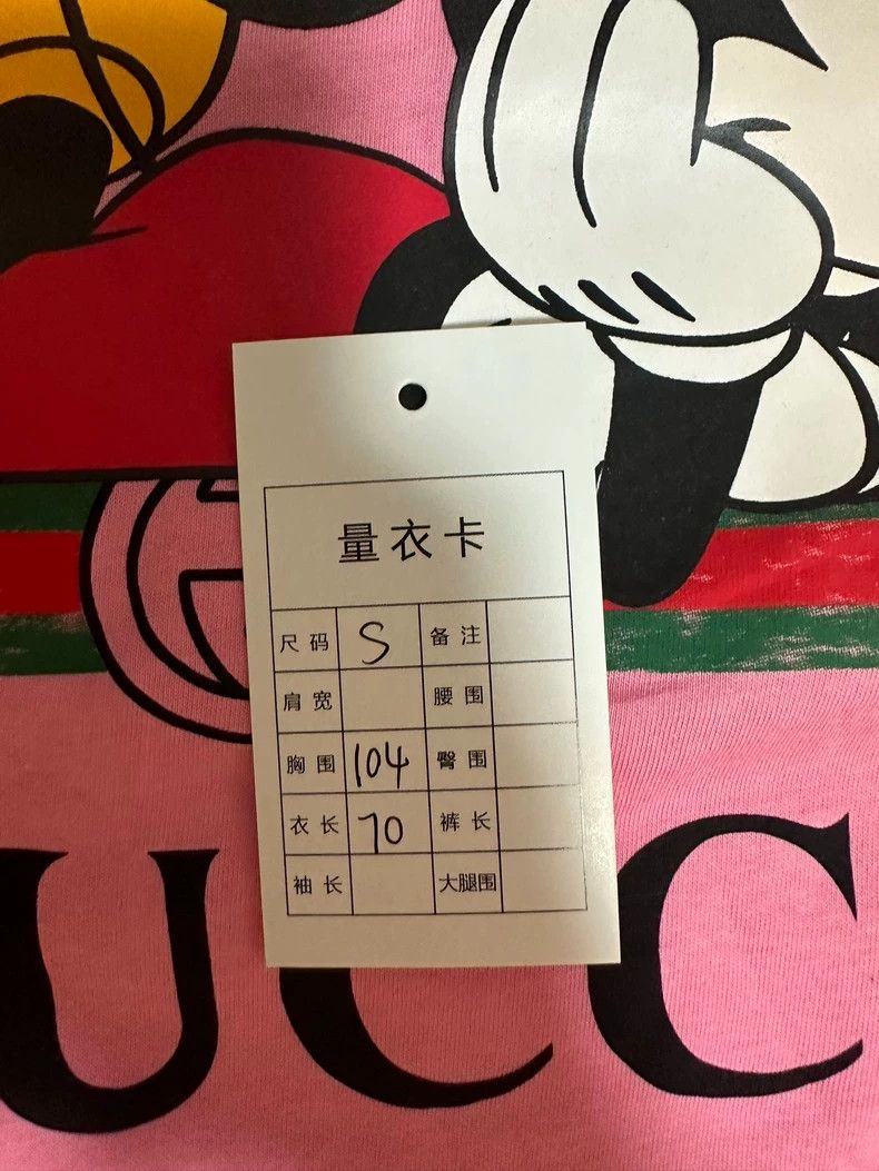 Gucci Gucci Disney co-branded pink Mickey printed large logo shor Size US S / EU 44-46 / 1 - 5 Thumbnail