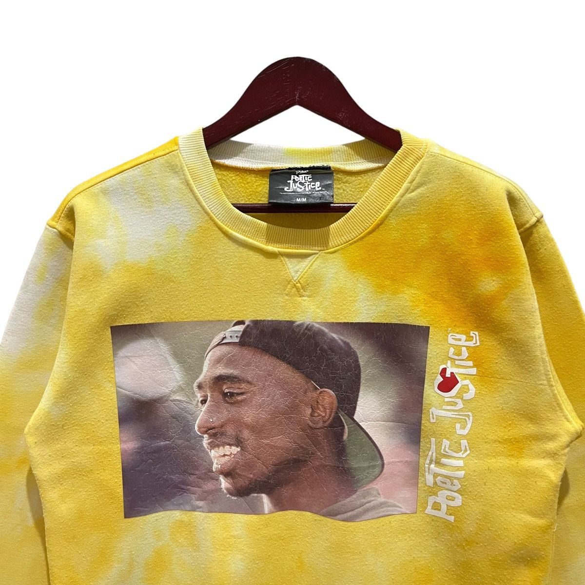 Rap Tees Tupac Shakur Poetic Justice Tie-Dye Crewneck Sweatshirt Size US M / EU 48-50 / 2 - 2 Thumbnail