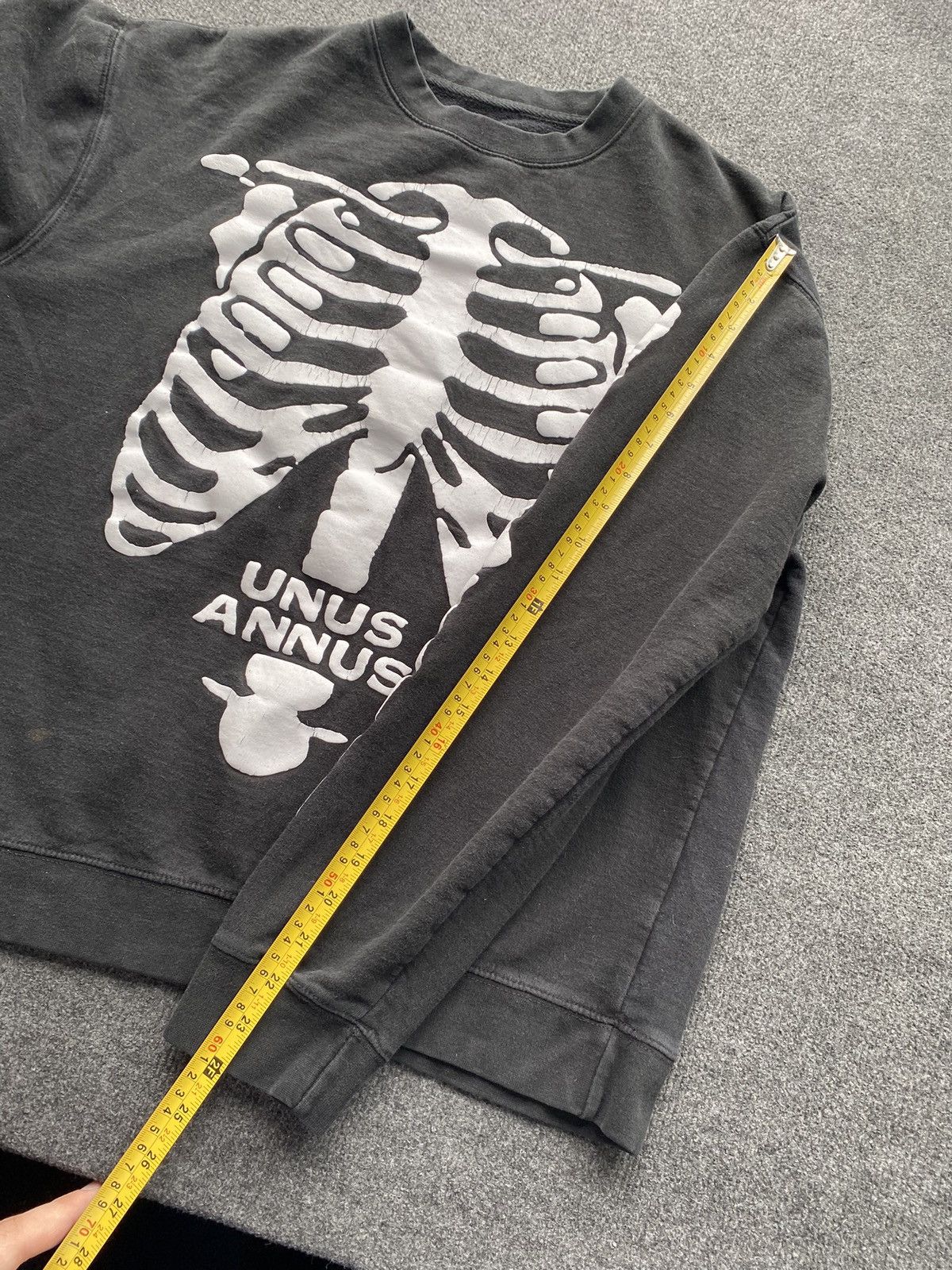 Other 🔥Unus Annus Skeleton Independent Faded black sweatshirt rare Size US M / EU 48-50 / 2 - 8 Thumbnail