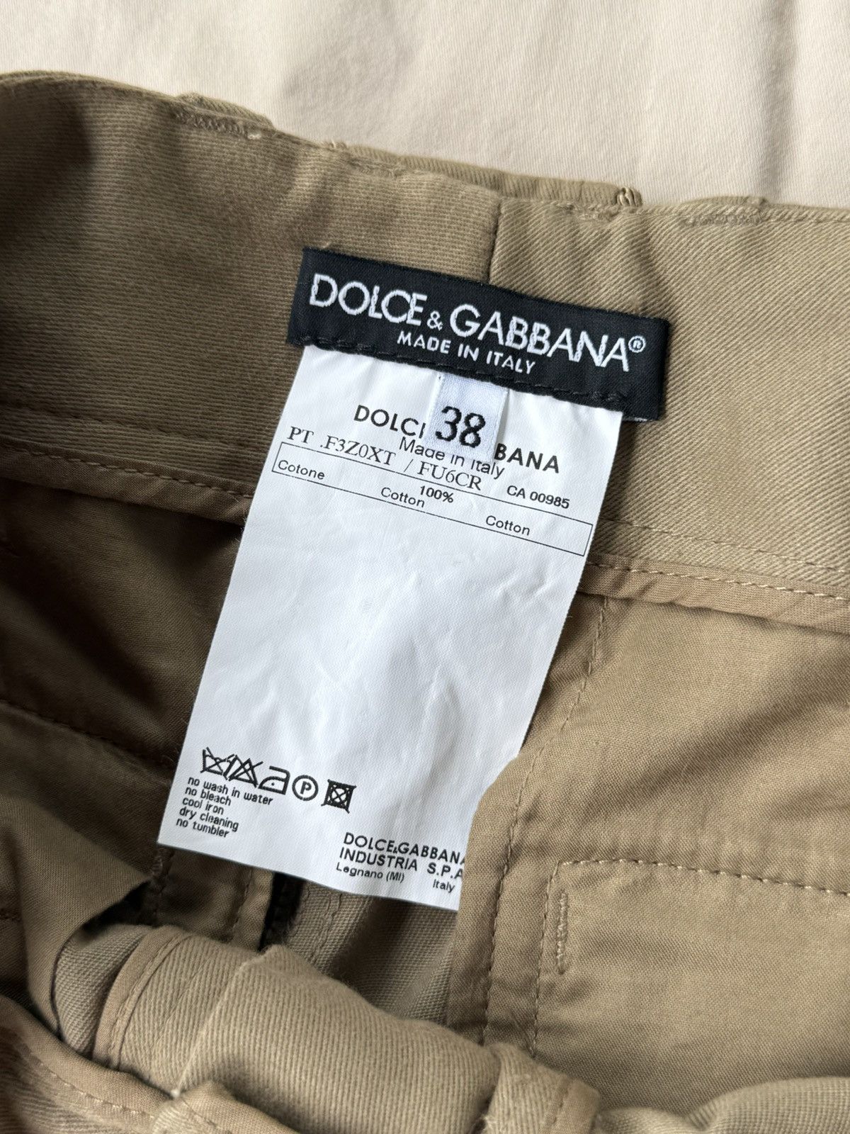 Dolce & Gabbana Dolce & Gabbana Brown Cargo Trousers Size US 34 / EU 50 - 5 Thumbnail