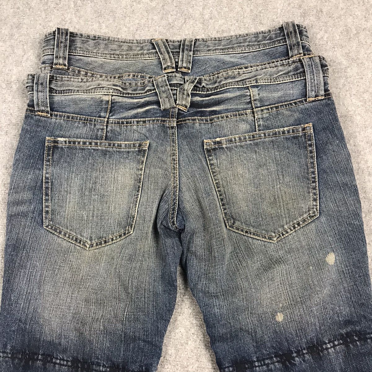 Japanese Brand × PPFM × Tornado Mart DOUBLE WAIST PPFM DISTRESSED JAPAN RARE DENIM PANTS Size US 32 / EU 48 - 14 Thumbnail