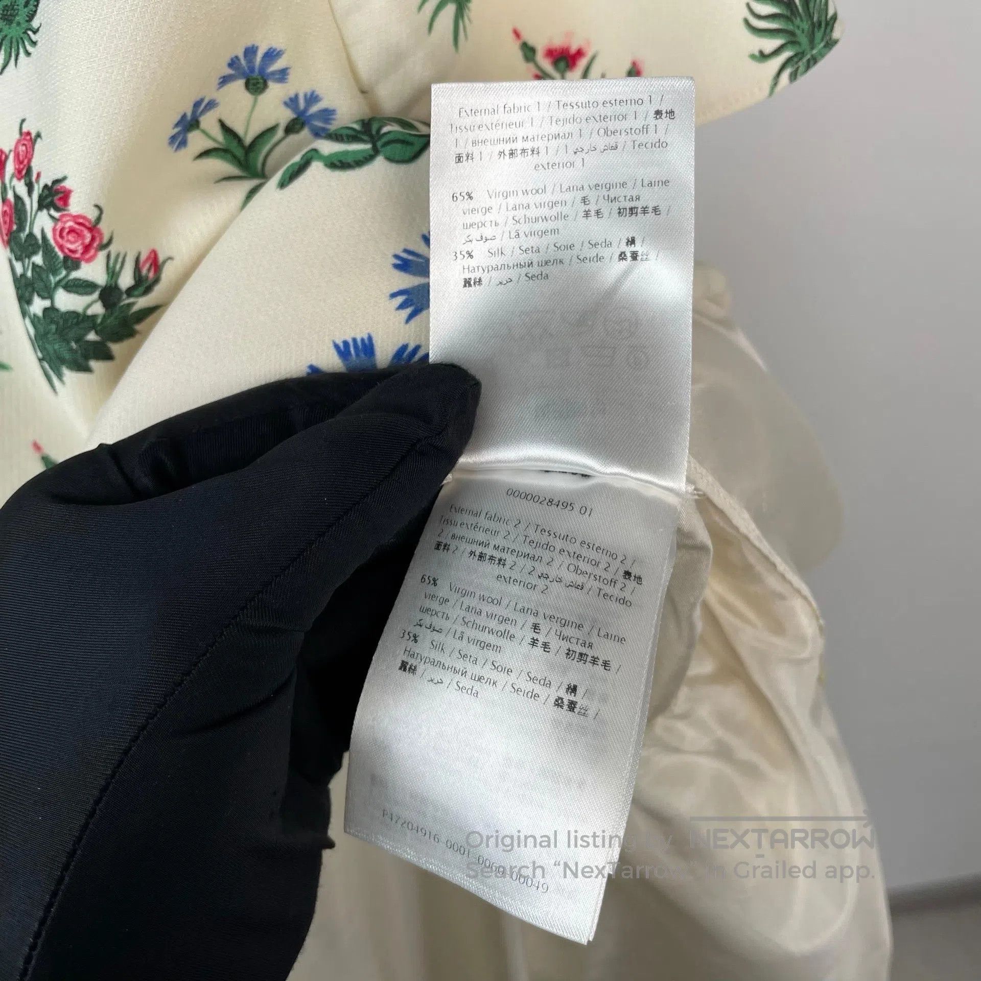Valentino Valentino Flower Print Dress| Size M / US 6-8 / IT 42-44 - 6 Thumbnail