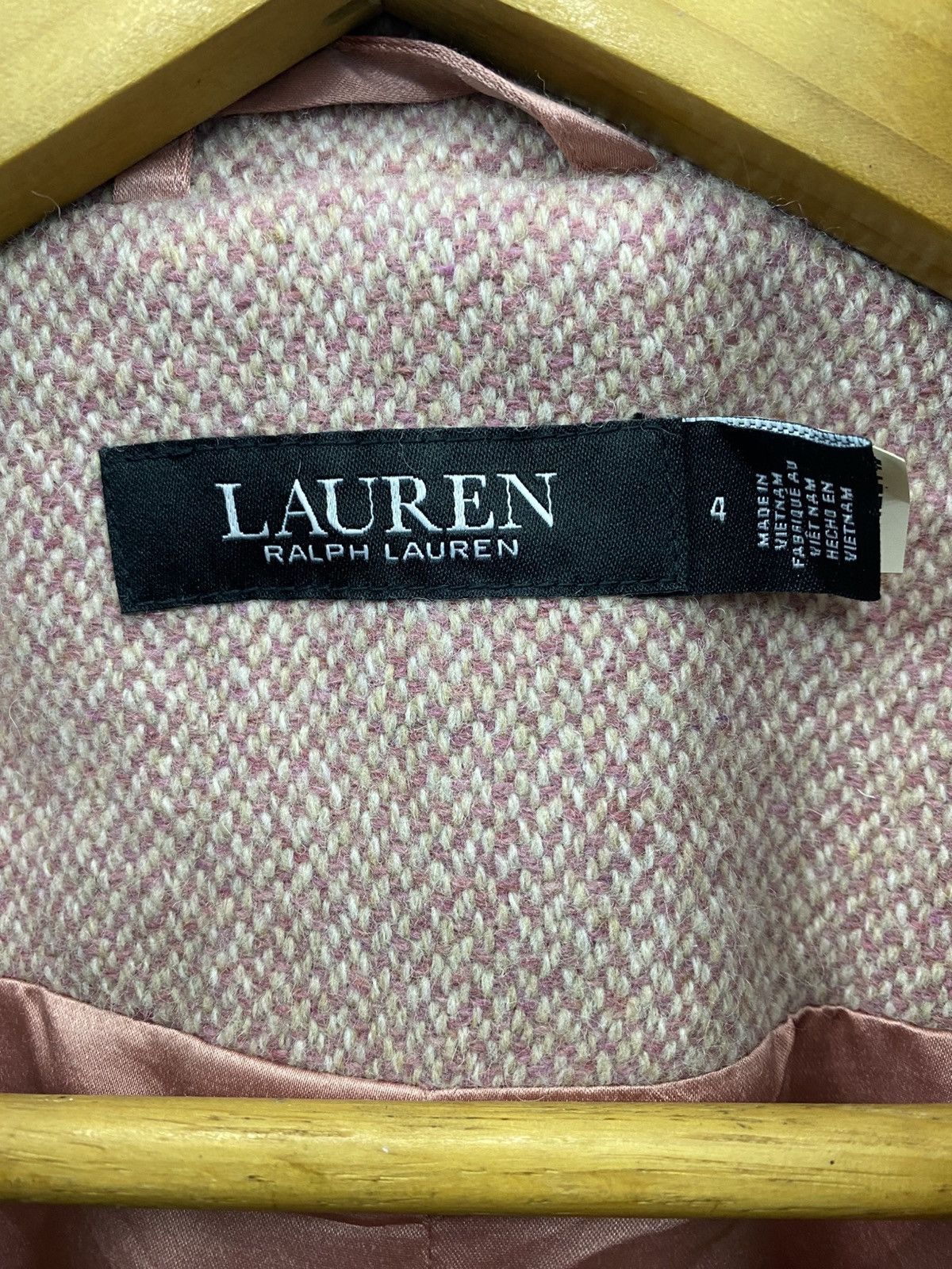 Designer × Ralph Lauren × Vintage Vintage ralph lauren wool coat double breasted Size S / US 4 / IT 40 - 6 Thumbnail