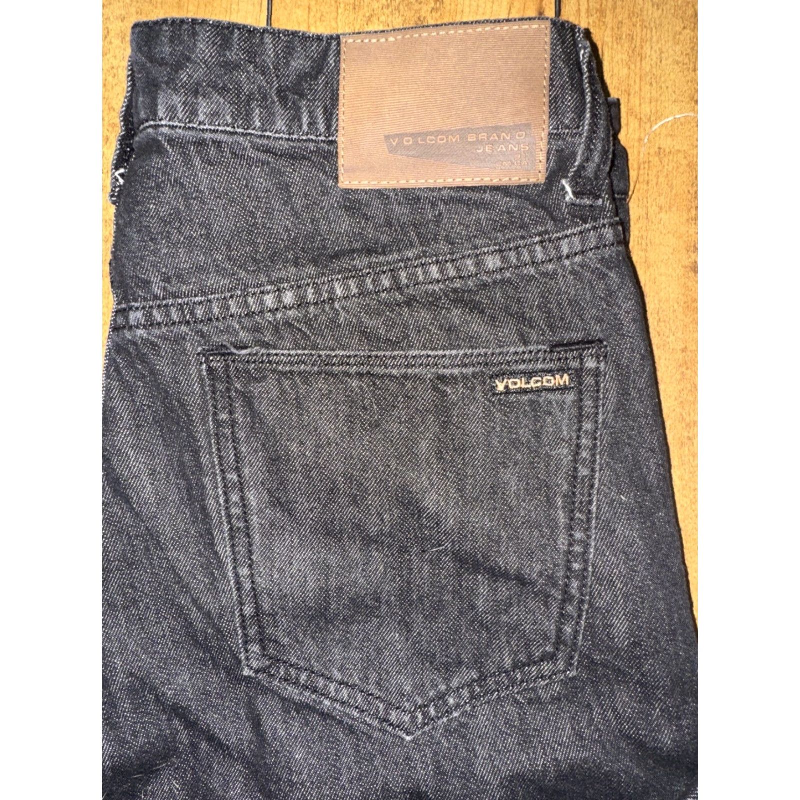 Volcom VINTAGE Volcom Slim Straight Jeans Black Denim 30x31 Men Adult 90s Grunge Skater Streetwear Y2K Mens Size US 30 / EU 46 - 5 Thumbnail