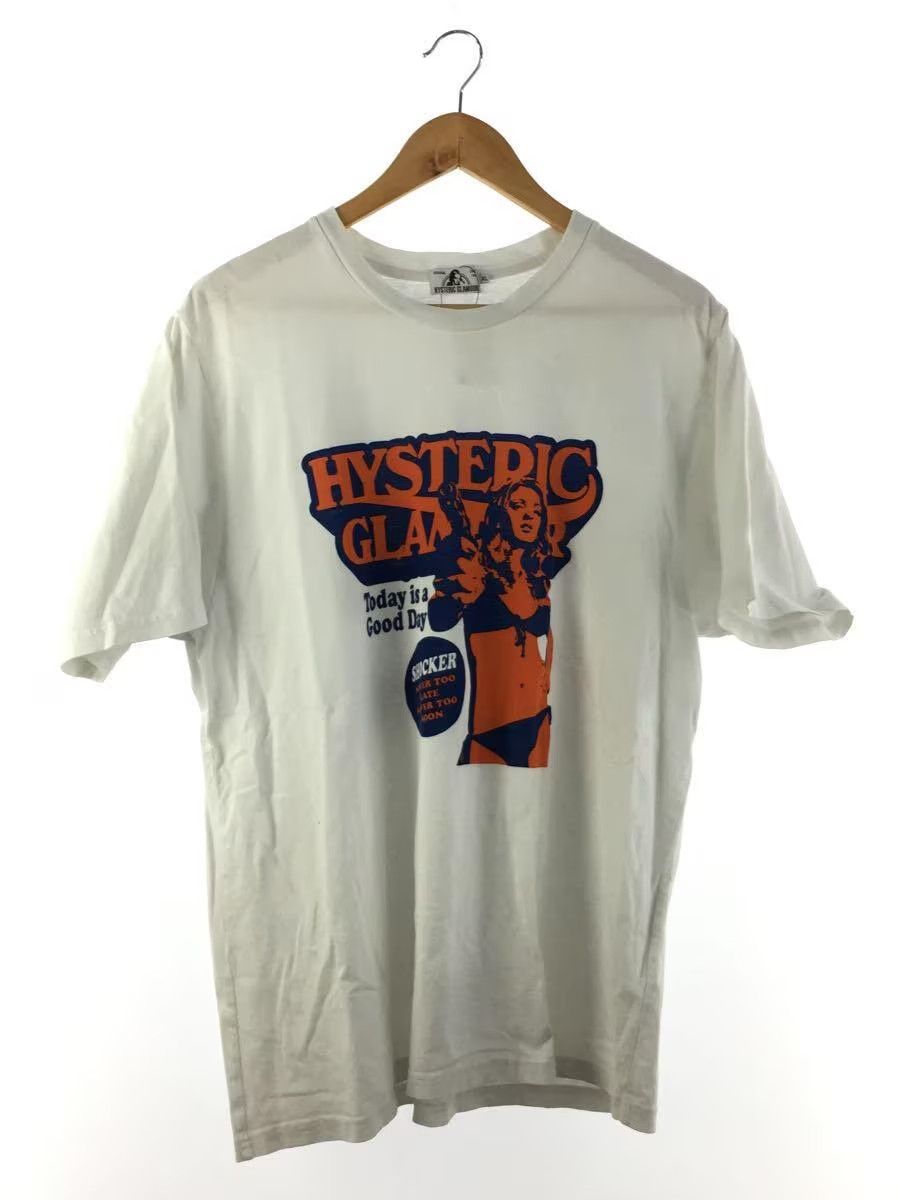 image of Hysteric Glamour Hysteric Woman Gun Tee in White, Men's (Size XL)