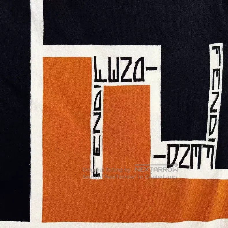 Fendi Fendi Double F Jacquard Printed Signature Letter Logo Geom Size XS / US 0-2 / IT 36-38 - 4 Thumbnail