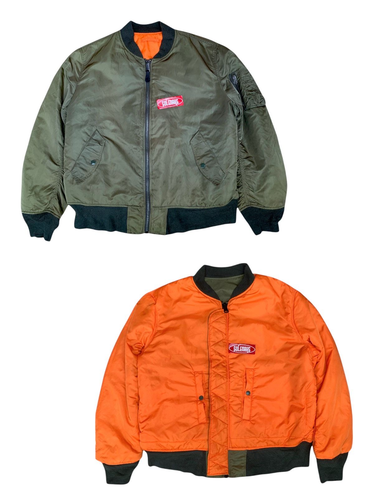 Alpha Industries × Vintage Reversible alpha industries jacket Size US L / EU 52-54 / 3 - 1 Thumbnail