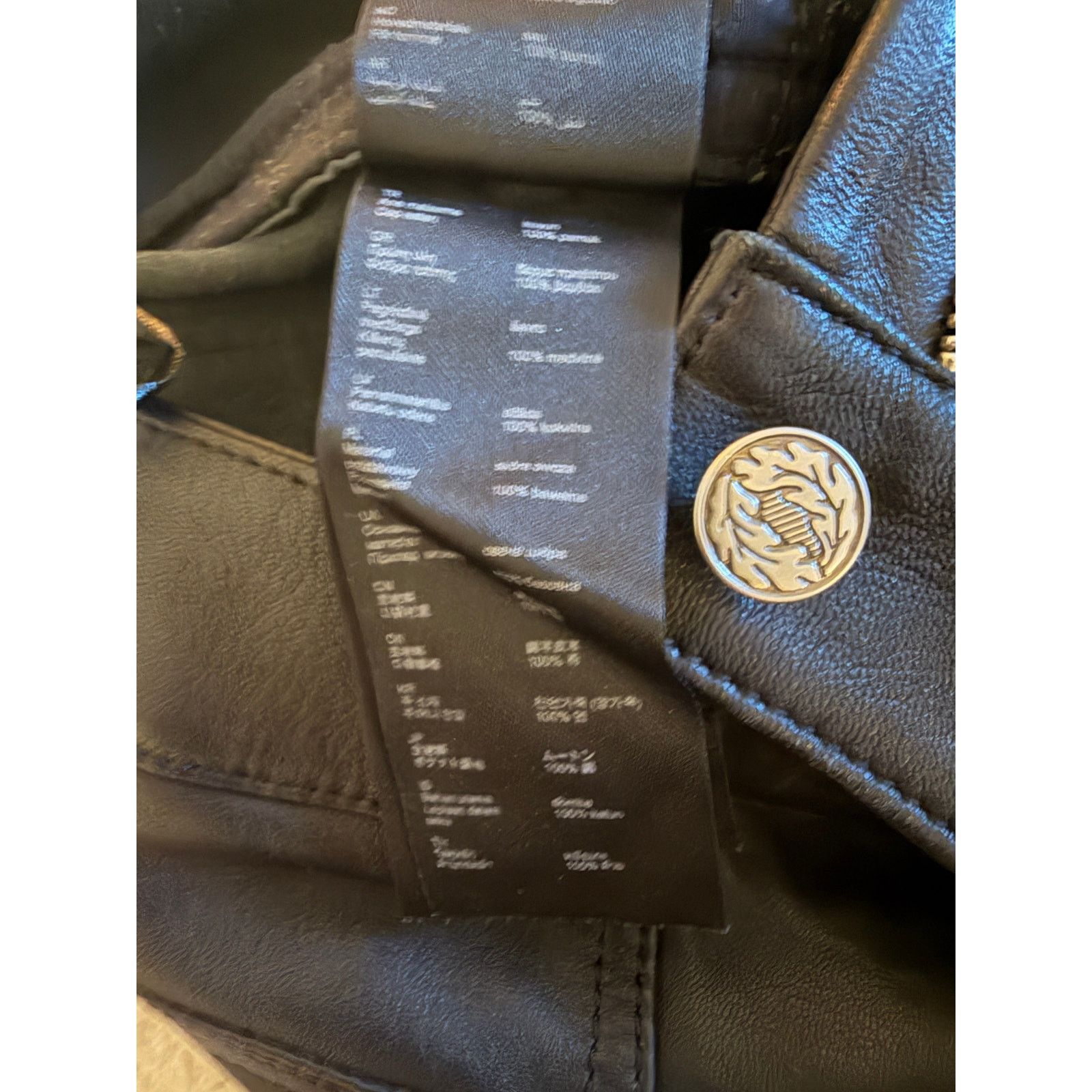 Maje Maje NWT Black Sheepskin Leather trousers Size 31" - 6 Thumbnail