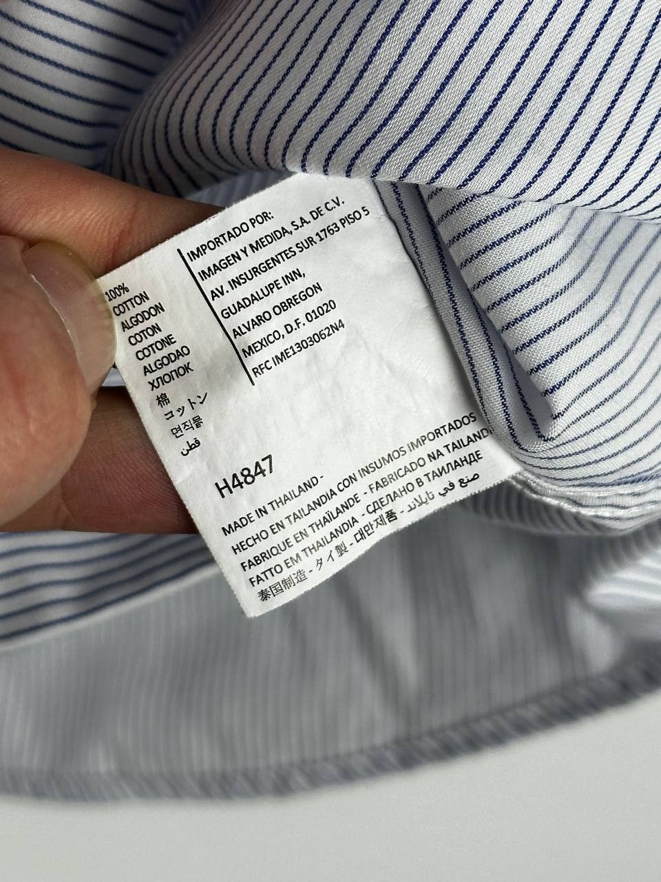 Suitsupply Suitsupply Striped Cotton Two Ply Shirt Size S Size US S / EU 44-46 / 1 - 9 Thumbnail