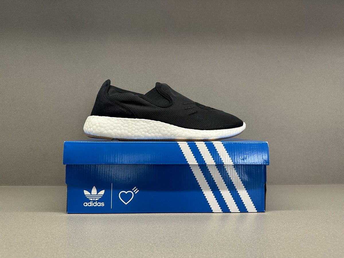 Adidas × Pharrell Adidas Pure Slip-On Human Made Black Size US 8.5 / EU 41-42 - 3 Thumbnail