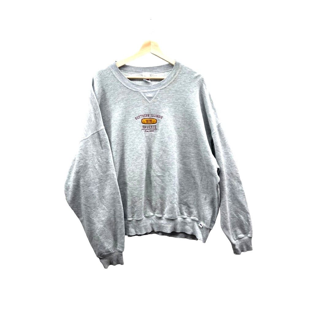 Russell Athletic × Vintage 1990's Southern Illinois University College Crewneck Size US XXL / EU 58 / 5 - 1 Thumbnail