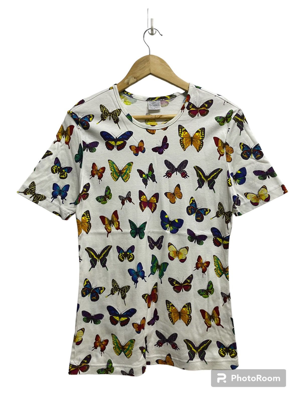 image of Archival Clothing x Jim Thompson T Shirt in White, Women's (Size Large)