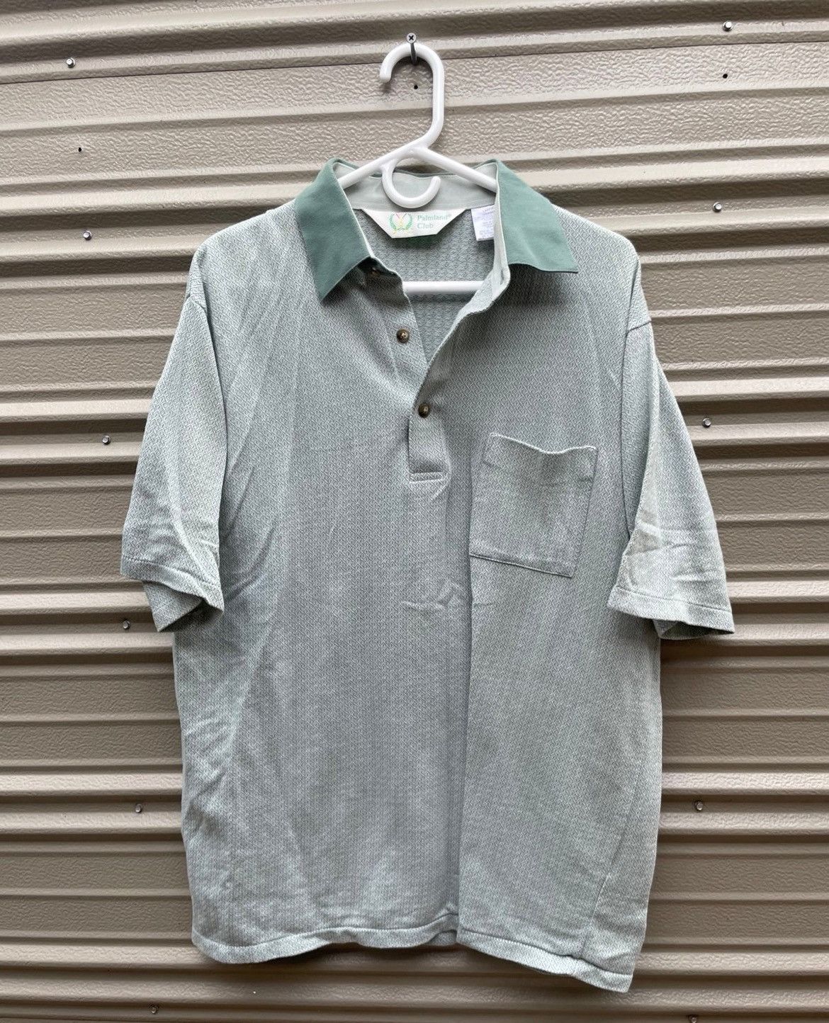 Other Vintage Palmland Club Polo Shirt Green Collar Mens Large Size US L / EU 52-54 / 3 - 7 Thumbnail