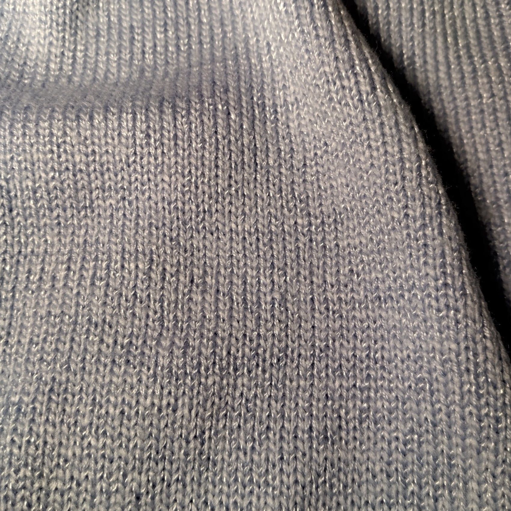 Vintage VINTAGE Jaclyn Smith Petite Sweater Poof Shoulder Blue White Silver Beaded Acrylic Angora Wool Beads Pullover 80s Women PS XS/S Size S / US 4 / IT 40 - 6 Thumbnail