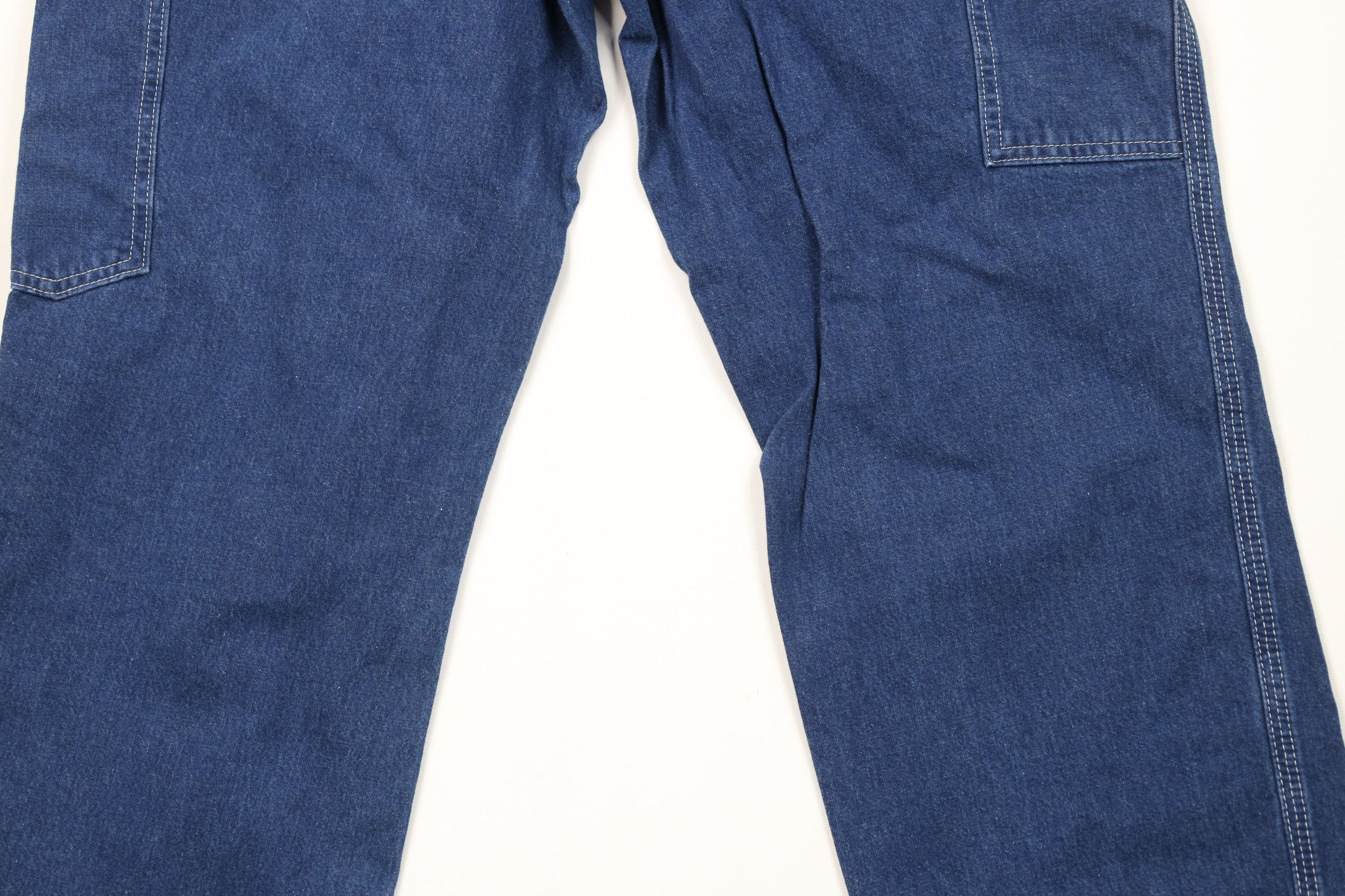 Carhartt Vintage Y2K Carhartt Wide Leg Dungaree Denim Jeans Blue Size US 34 / EU 50 - 11 Thumbnail