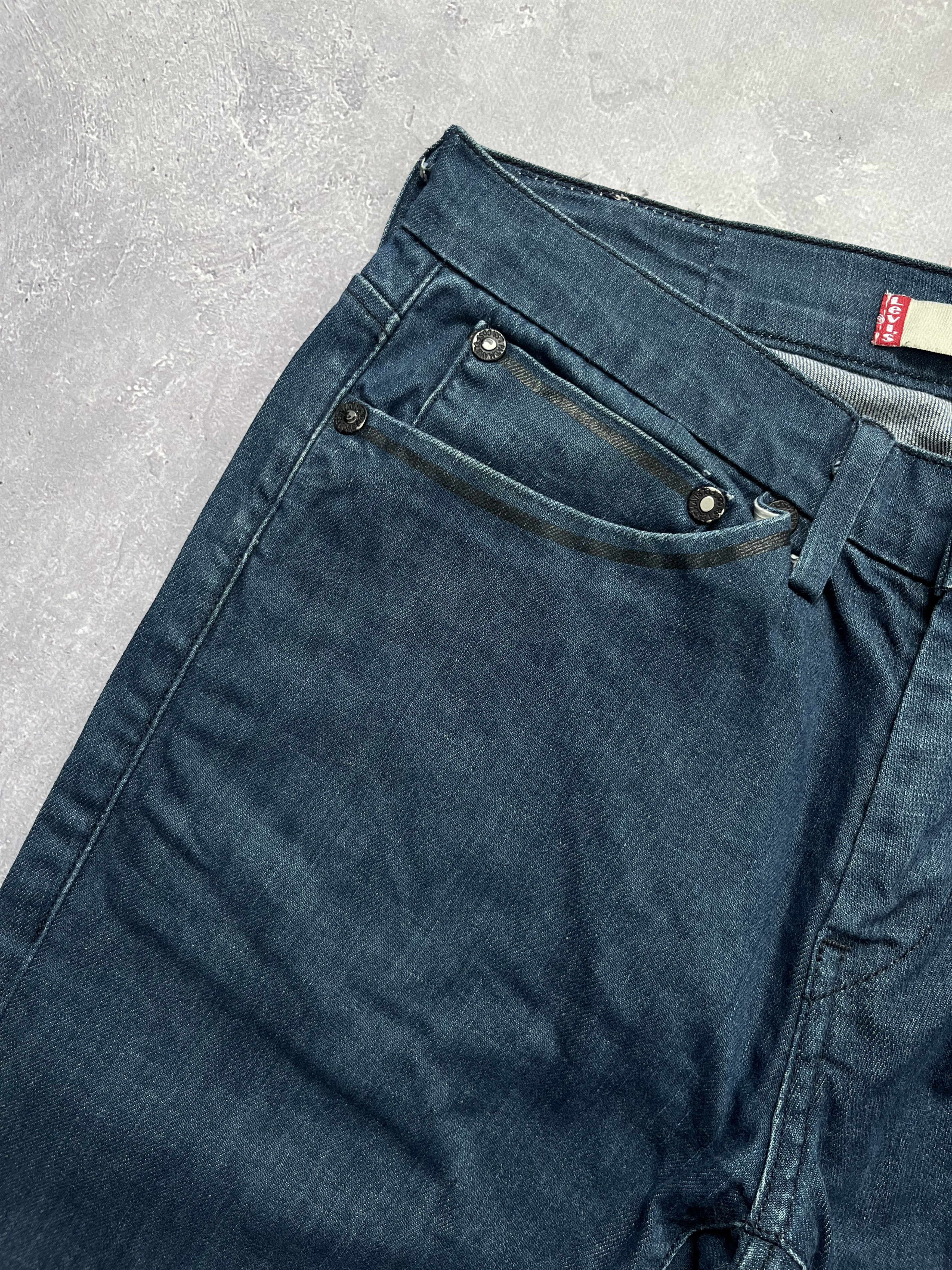 Levi's Vintage Levis 519 White Tab Blue Pants Denim Tag Slim Fit Size US 31 - 3 Thumbnail