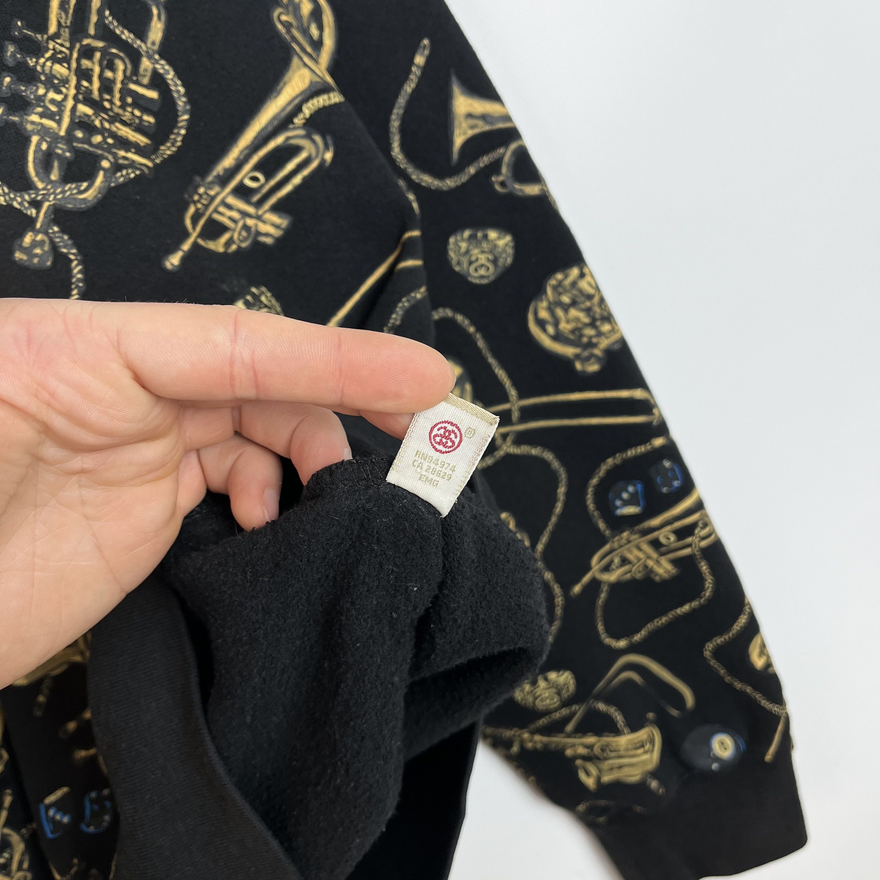 Stussy Vintage Stussy All Over Print Jazz Sweatshirt 90’s Size US XL / EU 56 / 4 - 14 Thumbnail