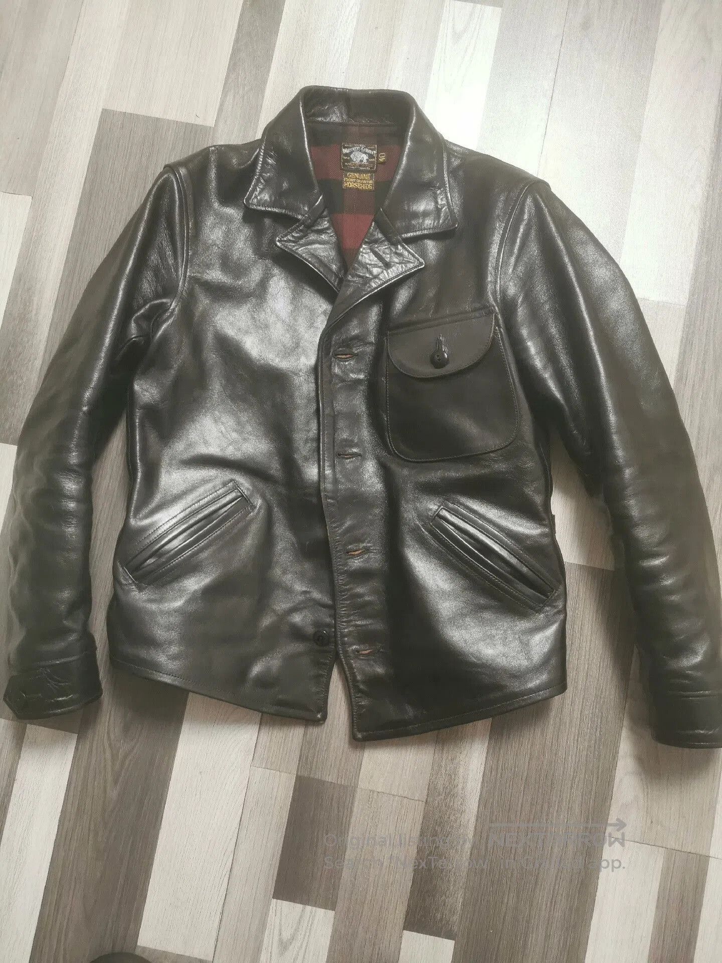 Freewheelers Classic Black Leather Jacket by Freewheelers. Size US XXS / EU 40 - 1 Thumbnail