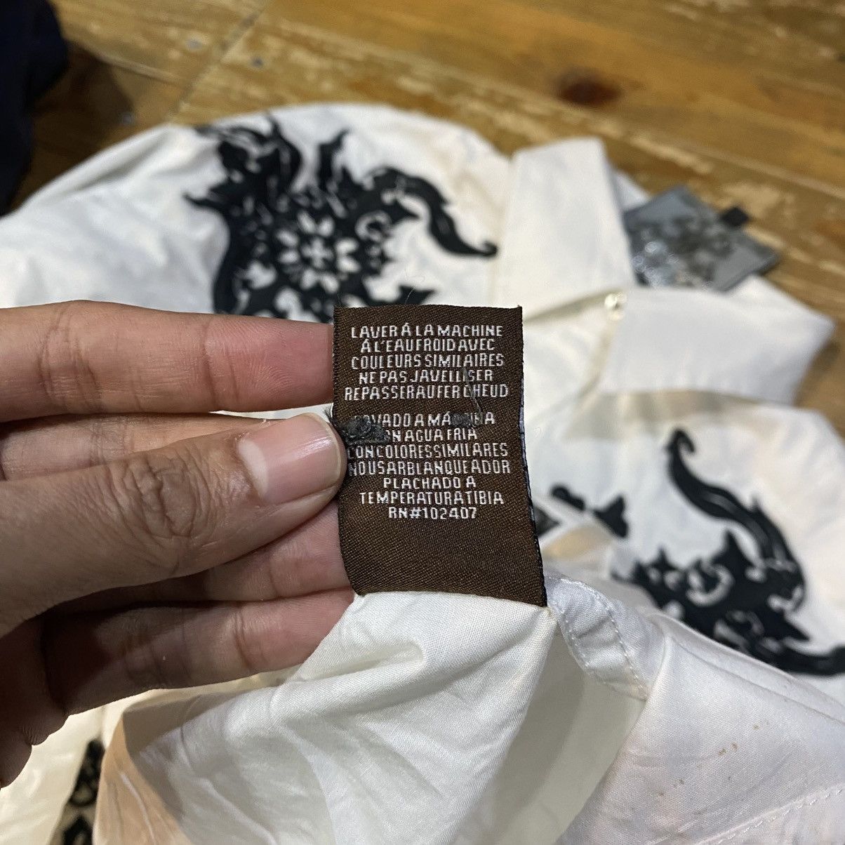 Roar Roar Enough Excuses Embroidered Cross Shirts Size US L / EU 52-54 / 3 - 13 Thumbnail