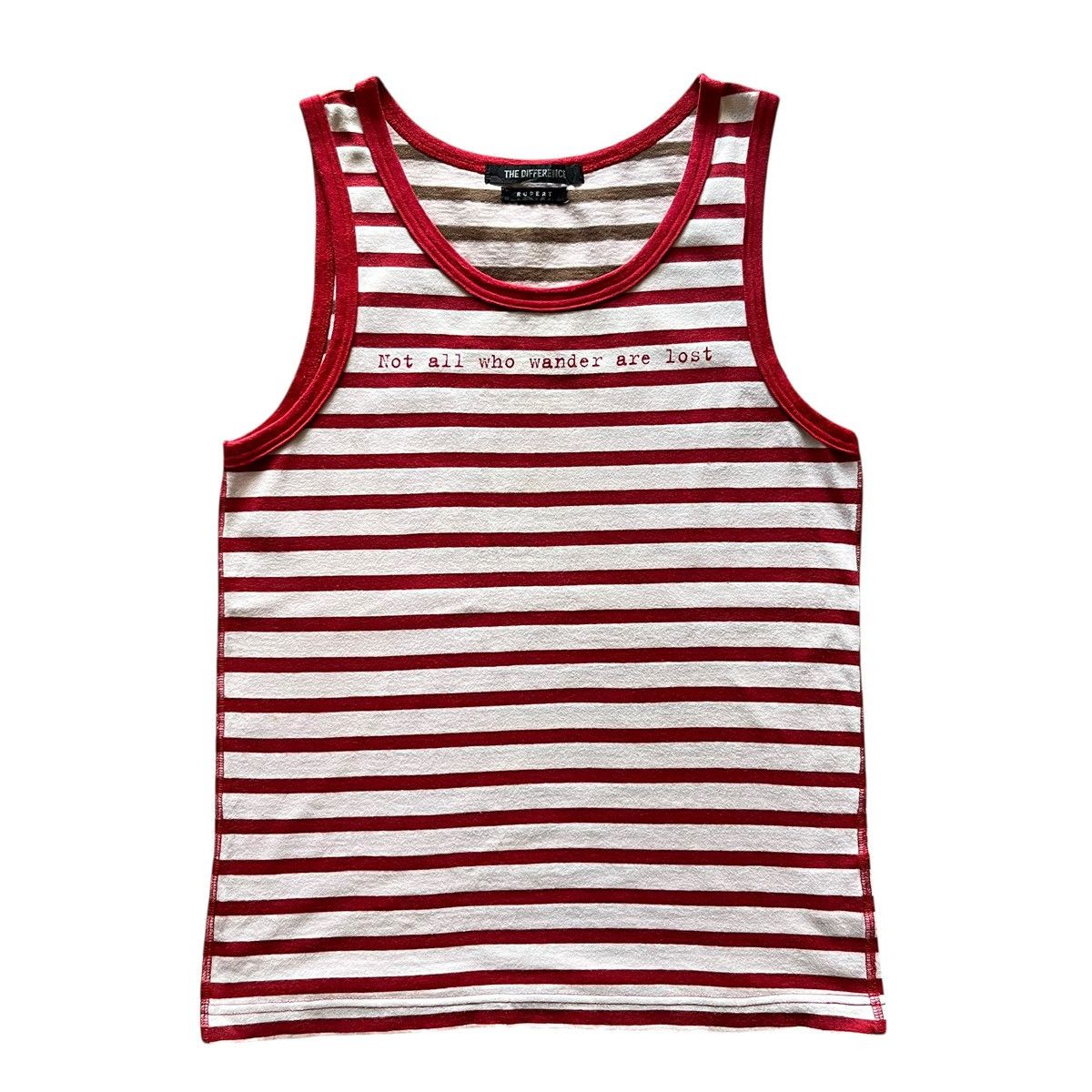 Beauty Beast × Japanese Brand 📢SENDOFFER📢 Japanese Poem Grunge Tank Top Size US M / EU 48-50 / 2 - 1 Thumbnail