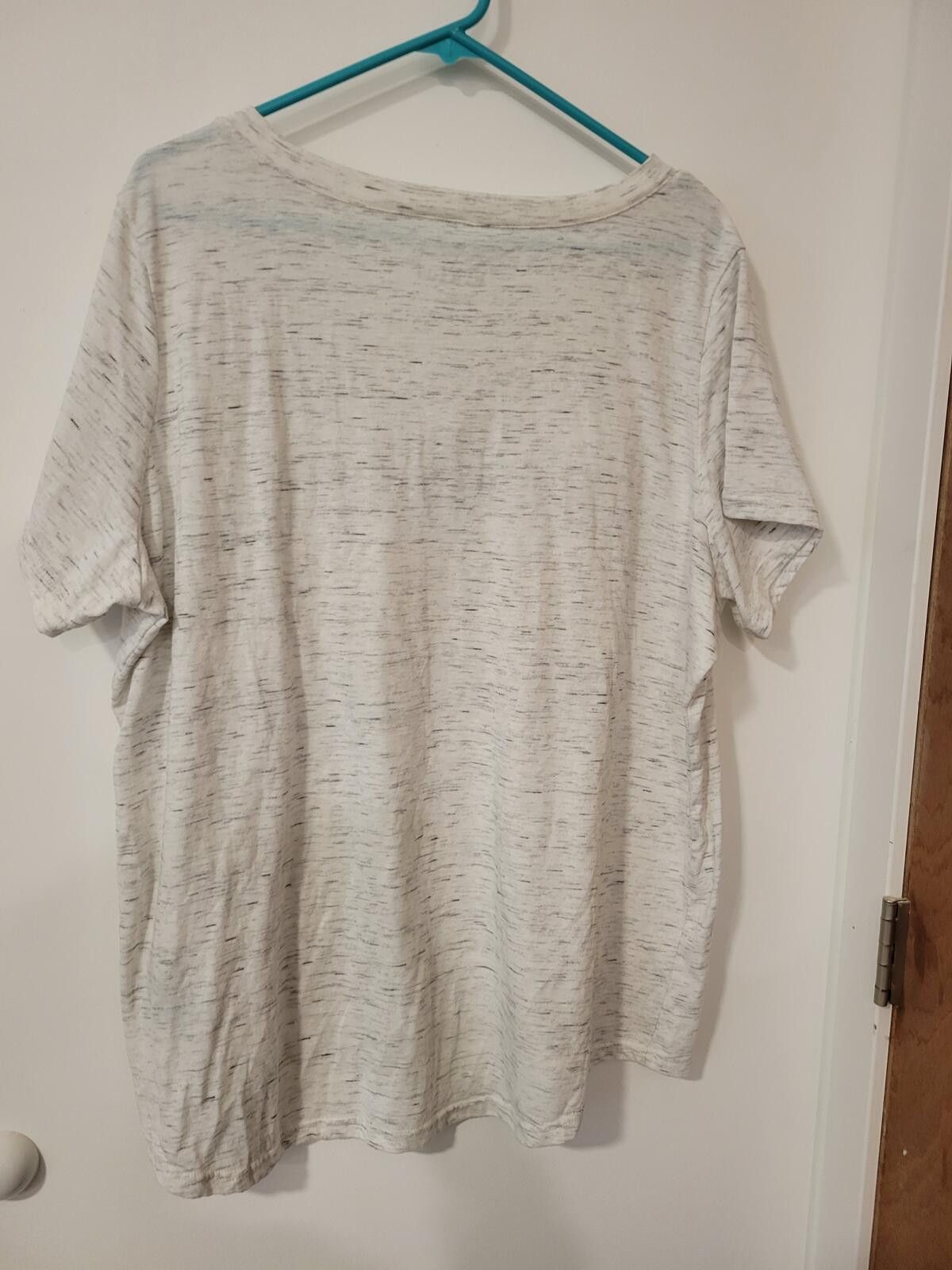 Other Love Fit Women's White V-Neck T-Shirt Size XL / US 12-14 / IT 48-50 - 3 Thumbnail
