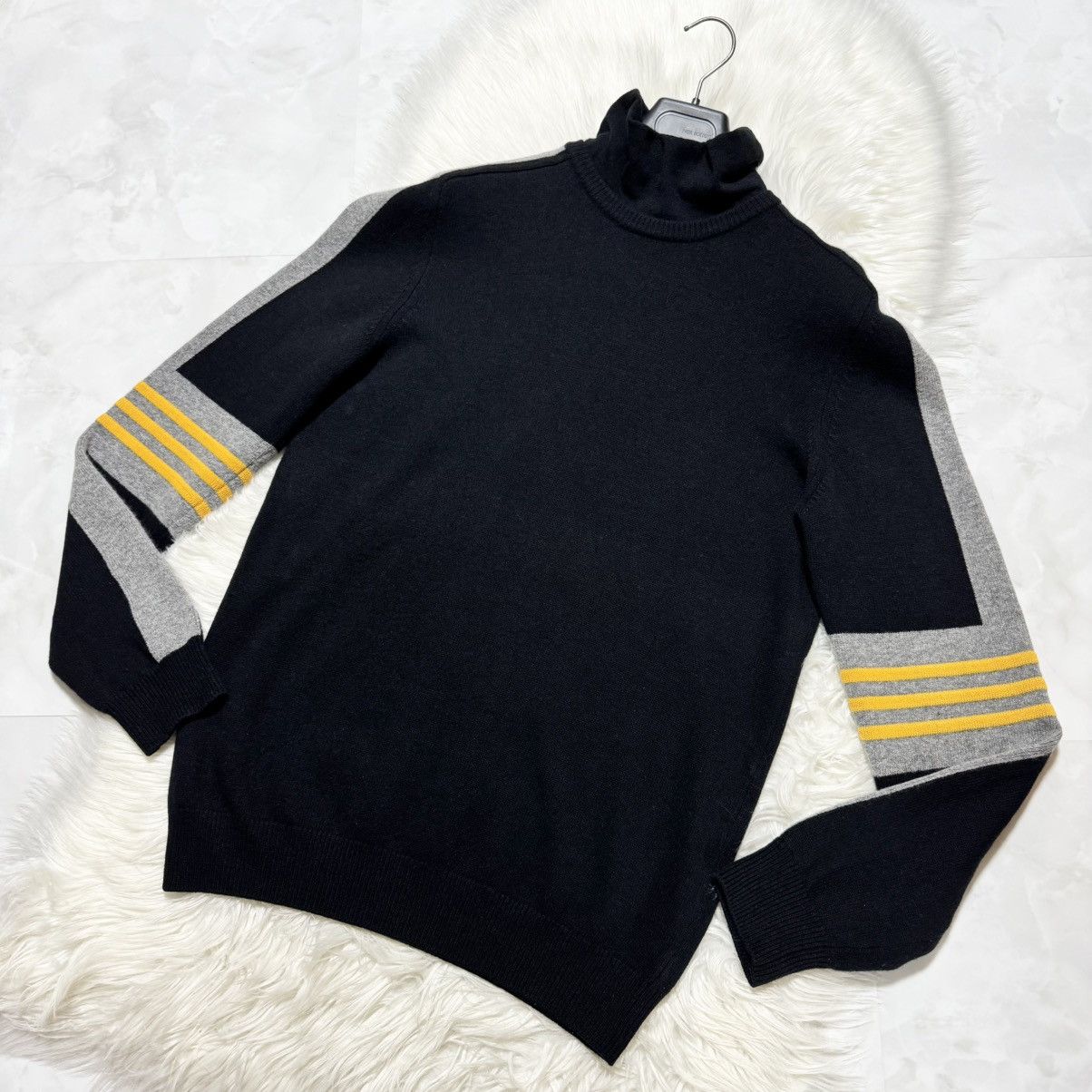 Hermes Hermes high neck color-blocked striped sweater Size US XL / EU 56 / 4 - 7 Thumbnail