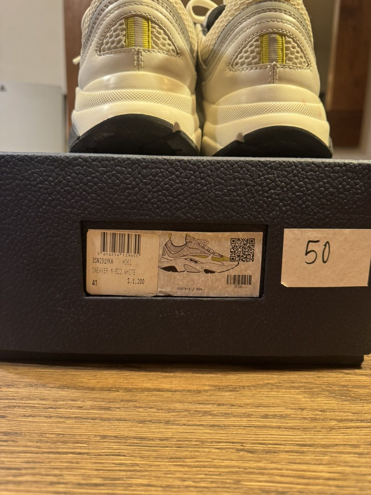 Dior Dior b22 yellow/white Size US 7.5 / EU 40-41 - 15 Thumbnail