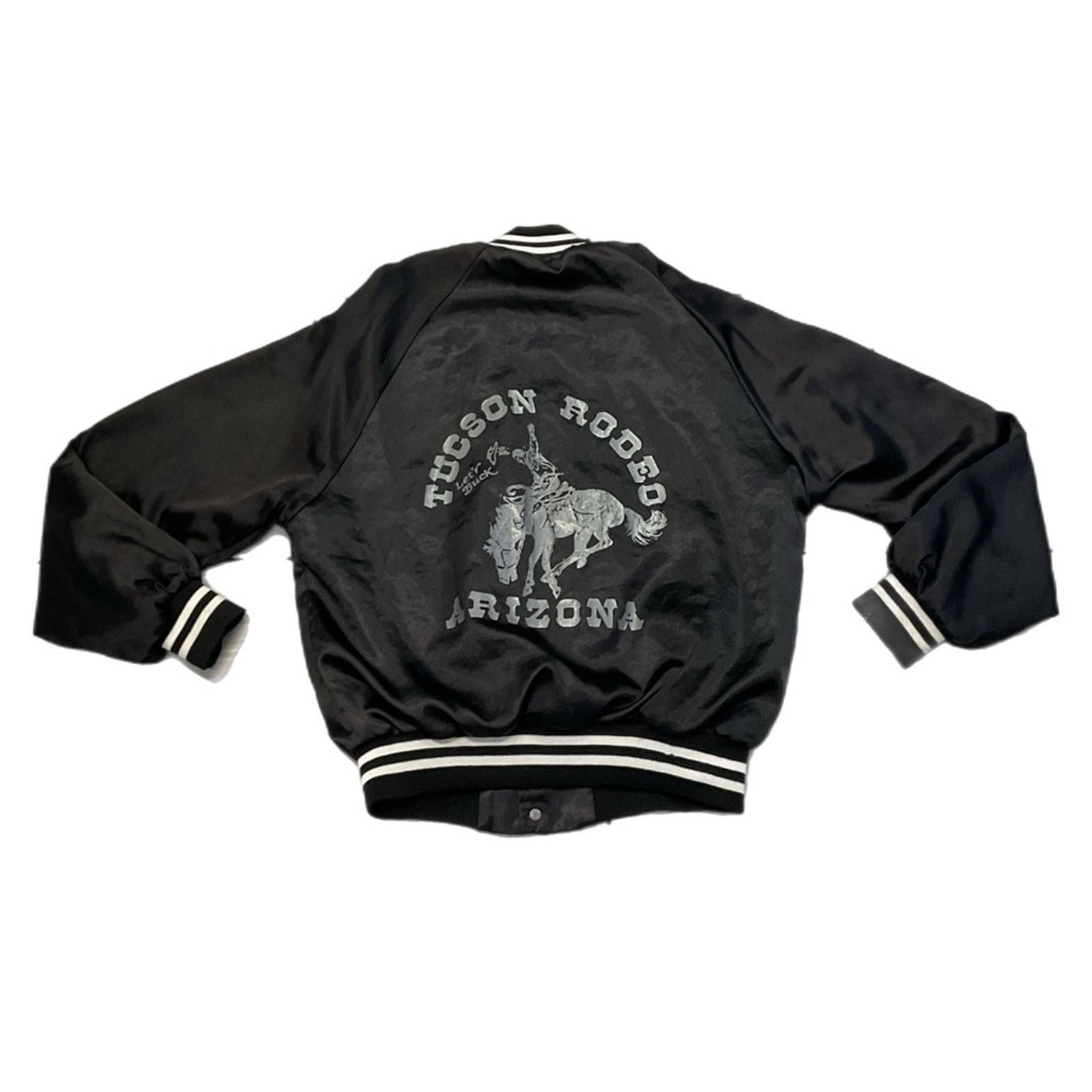 Vintage Vintage Tucson Arizona Rodeo Satin Jacket Size US M / EU 48-50 / 2 - 2 Thumbnail