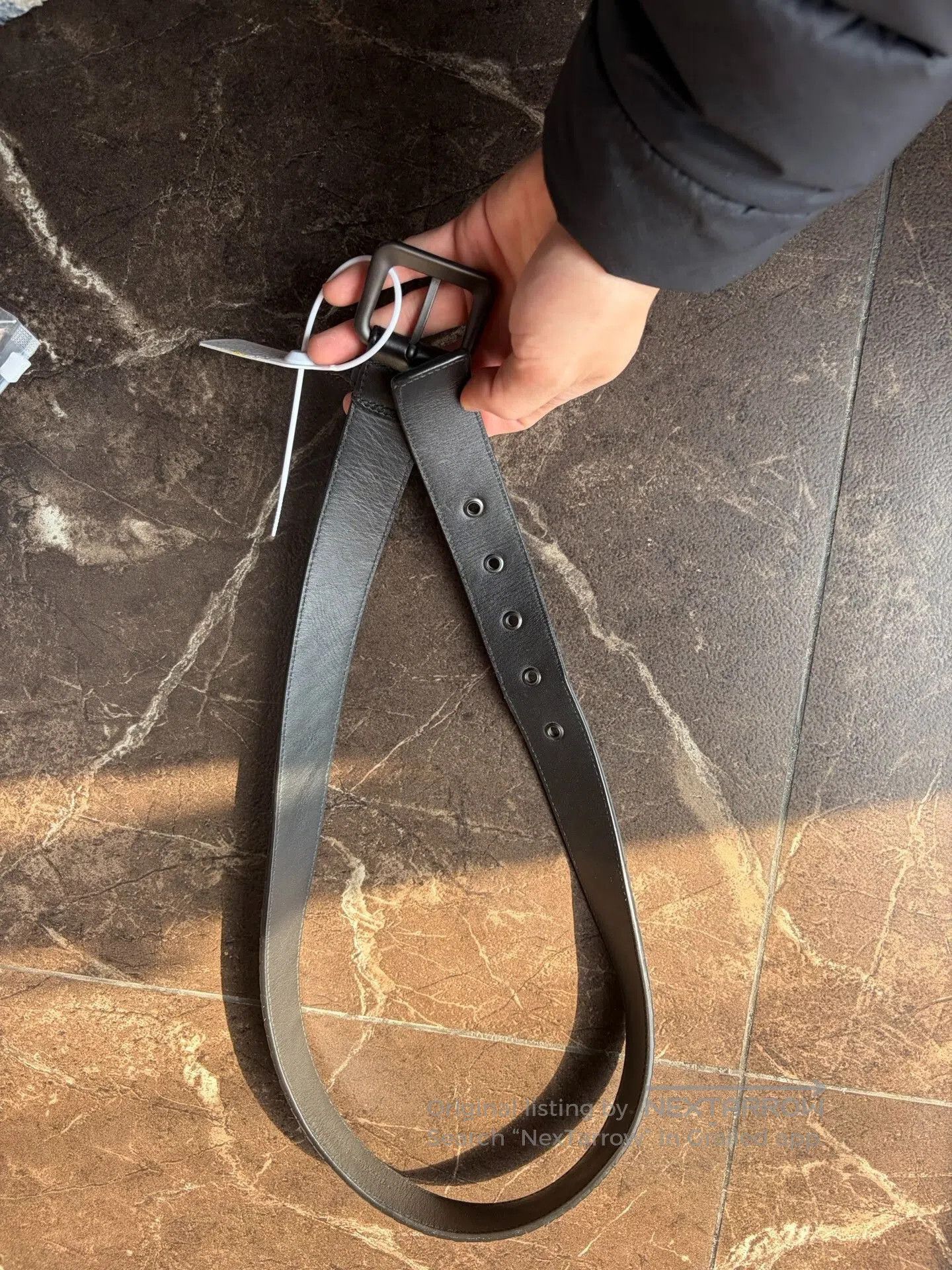 Bottega Veneta Bottega Veneta Black Woven Belt. Size ONE SIZE - 2 Thumbnail