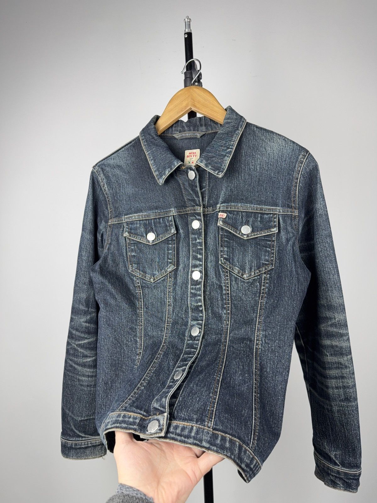 Miss Sixty Vintage 90s retro y2k Miss Sixty Western Italy denim jacket Size M / US 6-8 / IT 42-44 - 5 Thumbnail