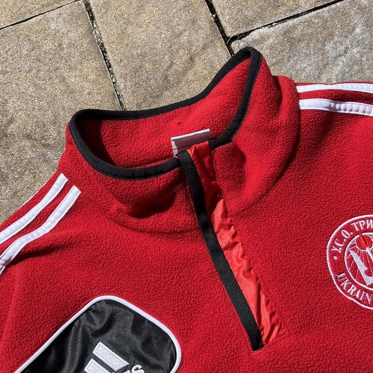 Adidas × Vintage Vintage Adidas Ukrainian Nationals Soccer Club Fleece Size US XXL / EU 58 / 5 - 4 Thumbnail