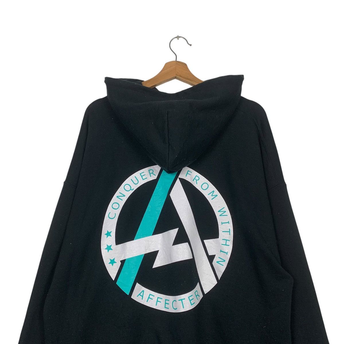 Japanese Brand Japanese Brand Affecter Big Logo Hoodie Size US XL / EU 56 / 4 - 8 Thumbnail