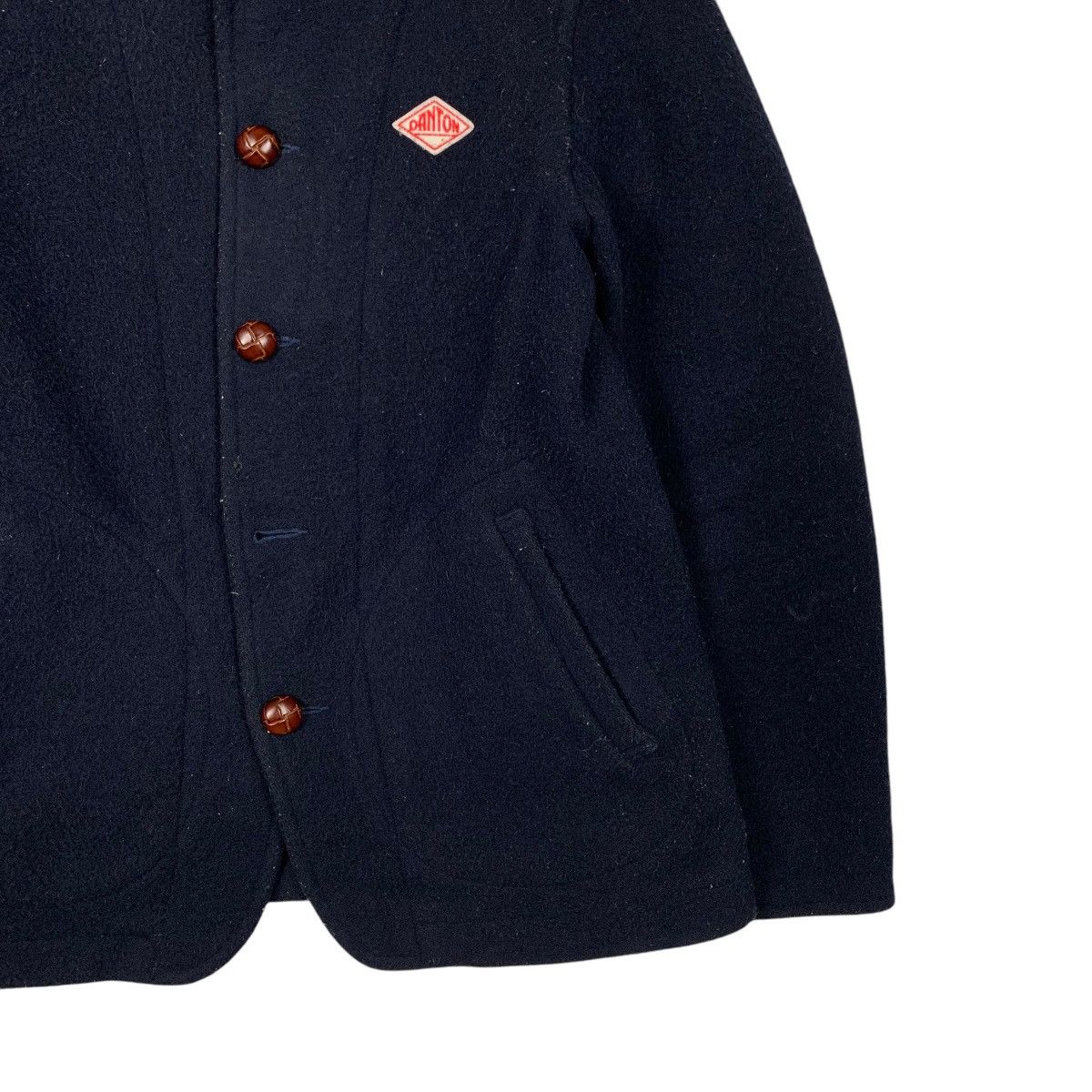 Danton DANTON Vetements de Travail Wool Button Jacket #2126-C93 Size US S / EU 44-46 / 1 - 4 Thumbnail