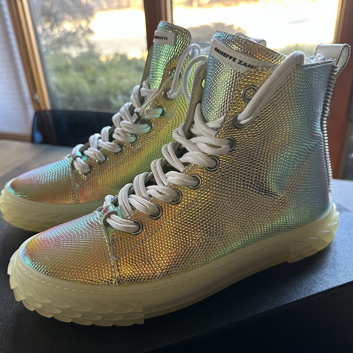 Giuseppe Zanotti NWB Giuseppe Zanotti Blabber Sneakers (women’s US8 EU38) Size US 8 / IT 38 - 6 Thumbnail